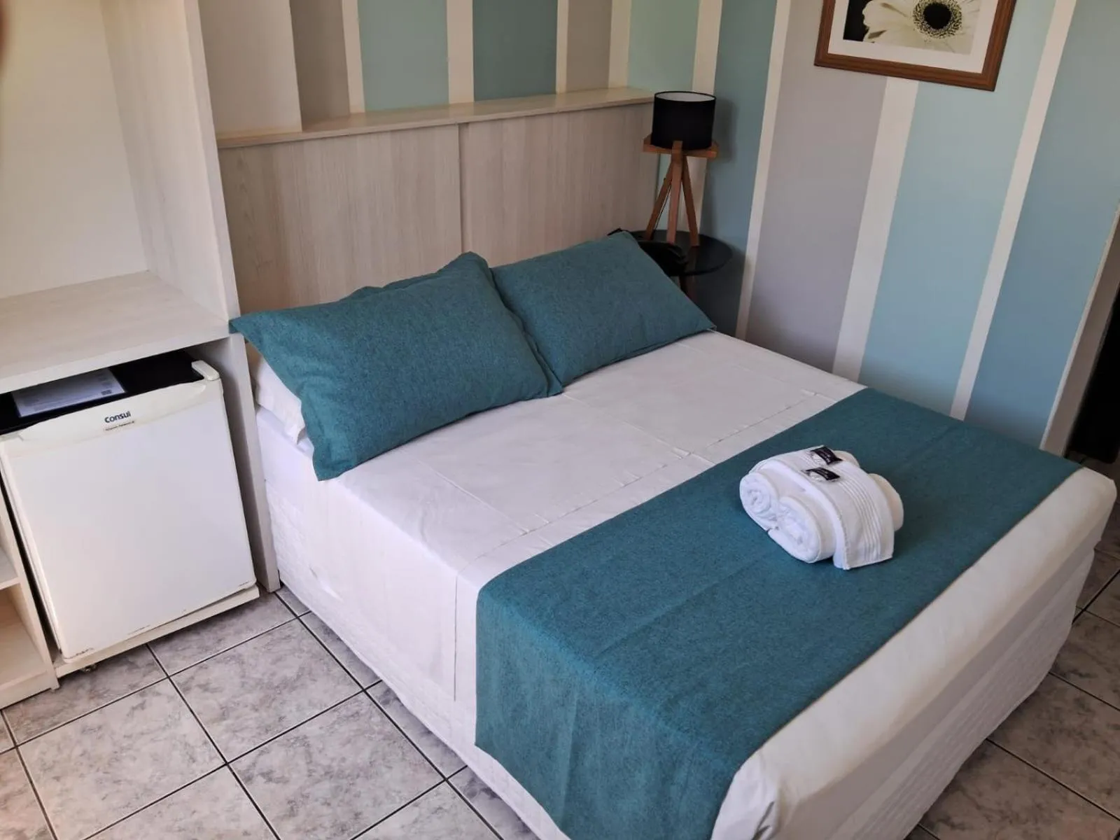 Bed in Hotel Nautico