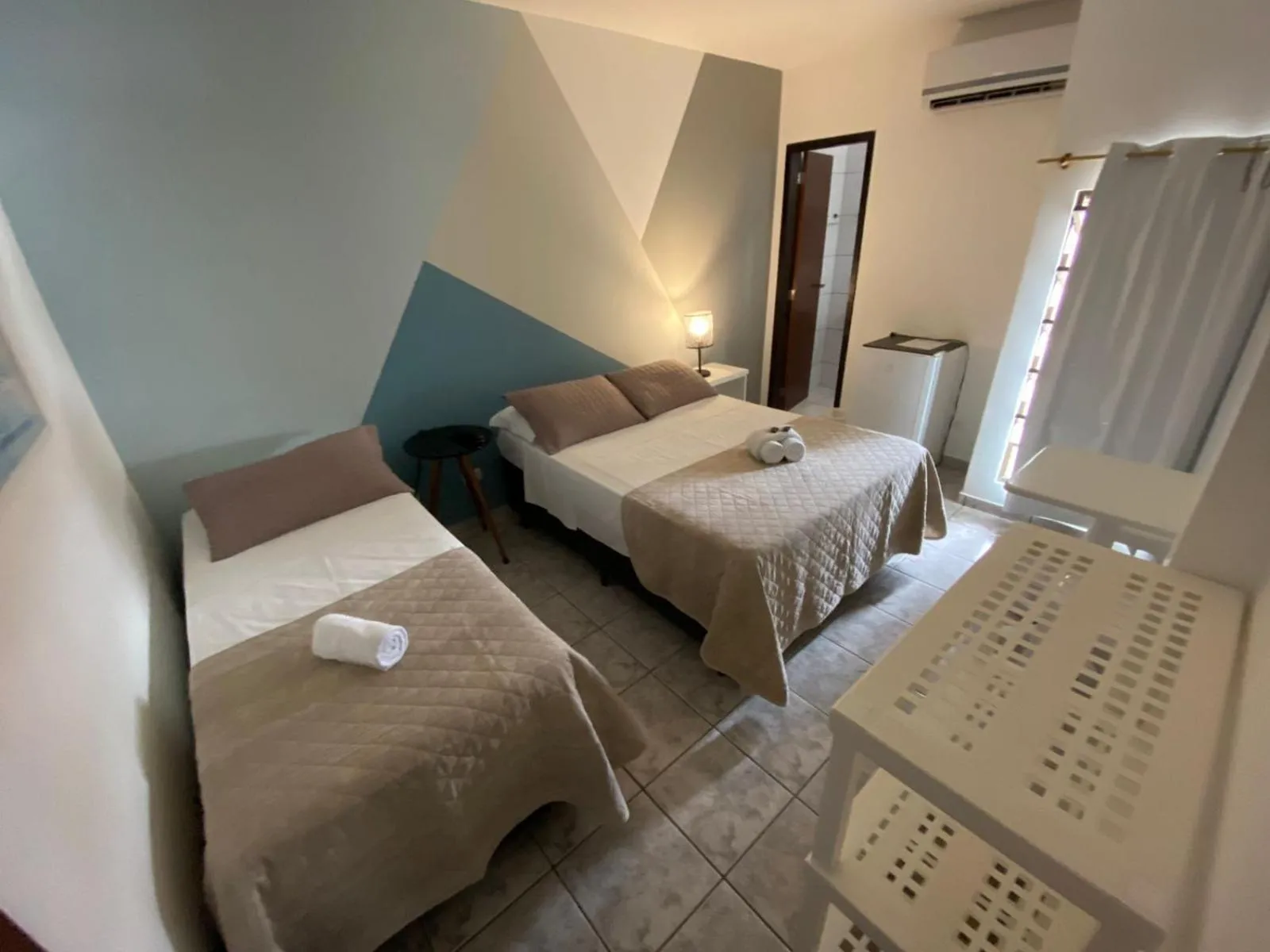 Bed in Hotel Nautico