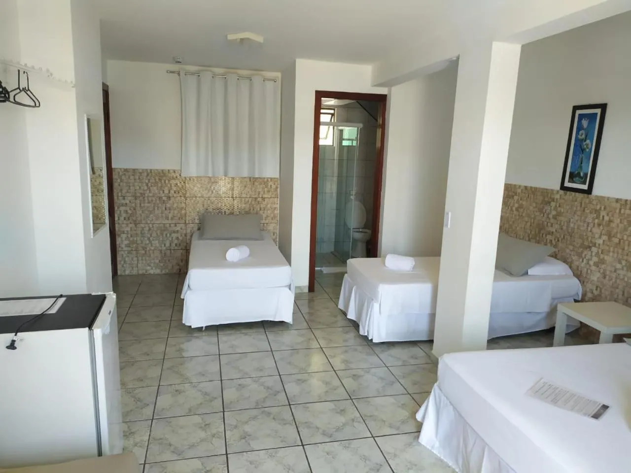 Bed in Hotel Nautico