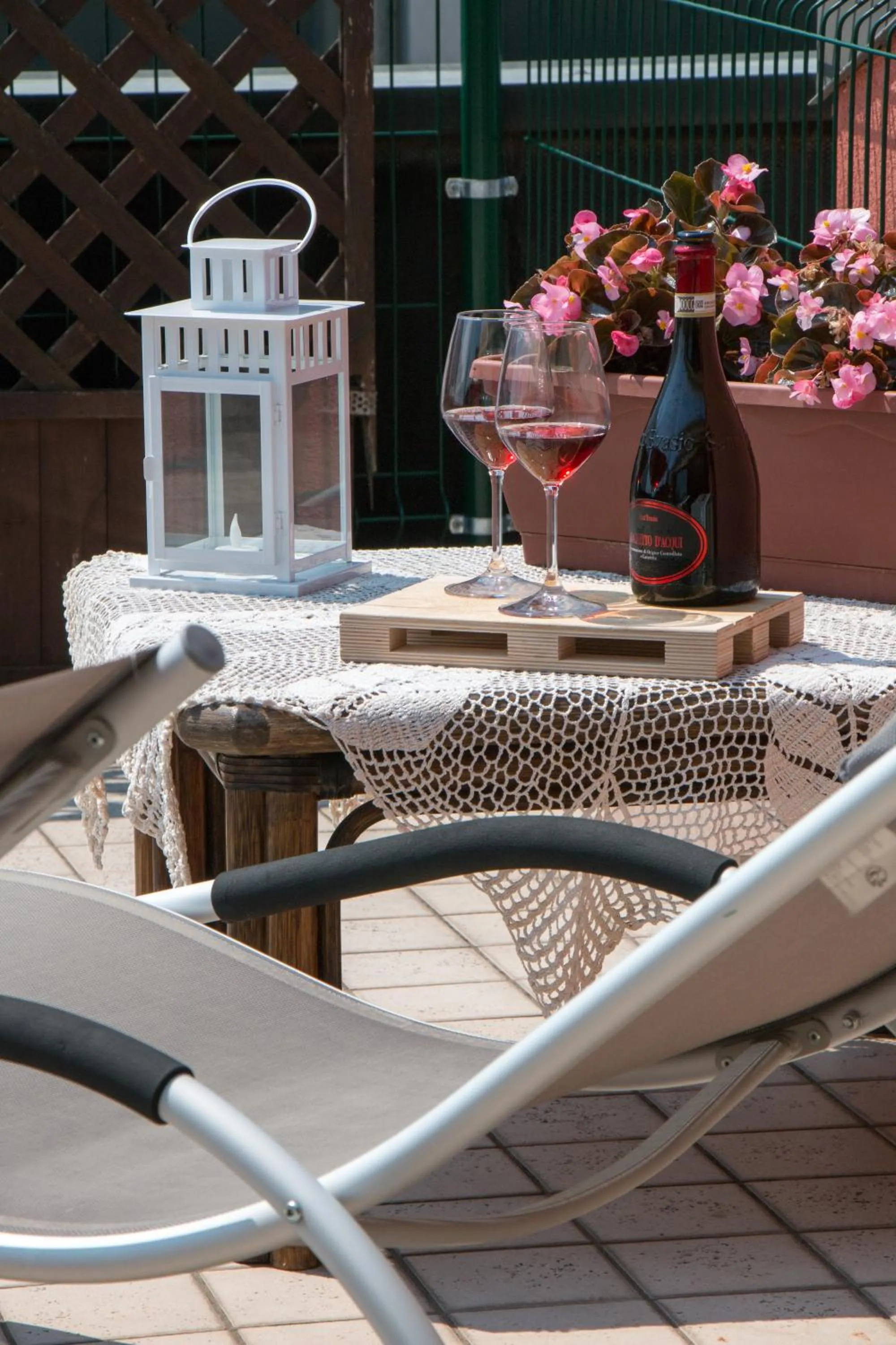 Patio in Villa Boninsegna - Wine Enoteca Verdi -