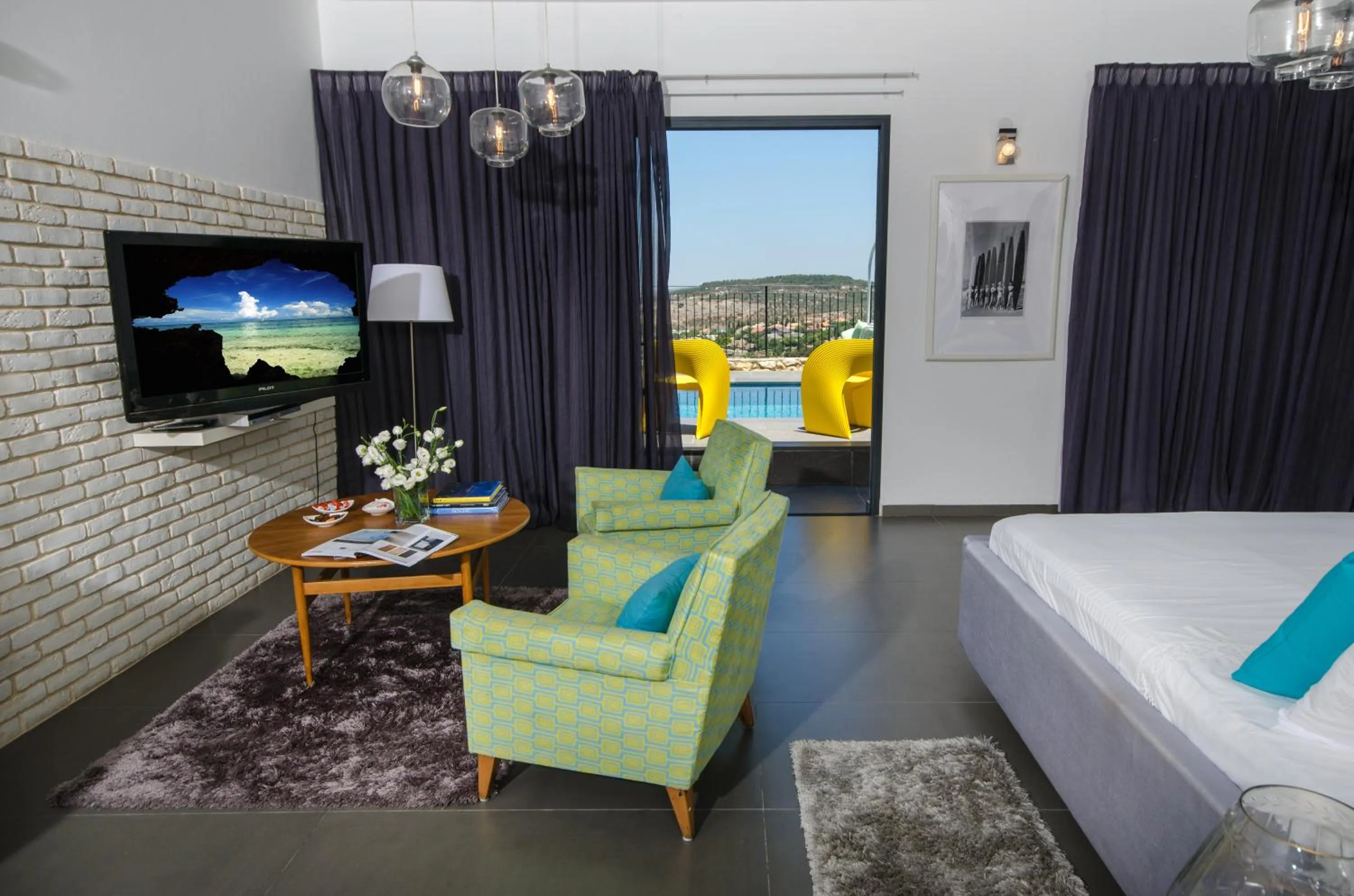 Bedroom, Bed in The Fifties suites