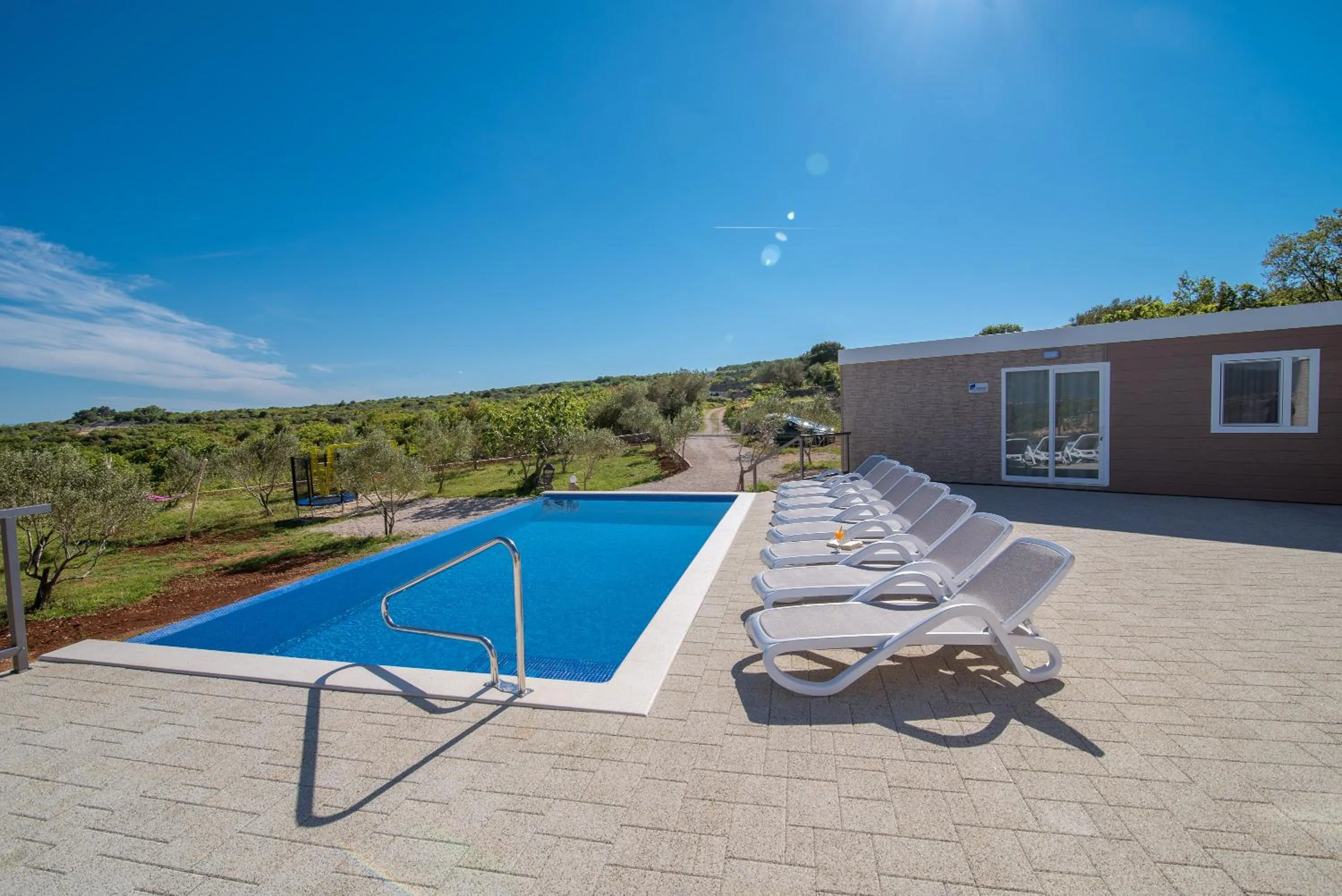 Pool view in Mobile Homes Residence Ulika