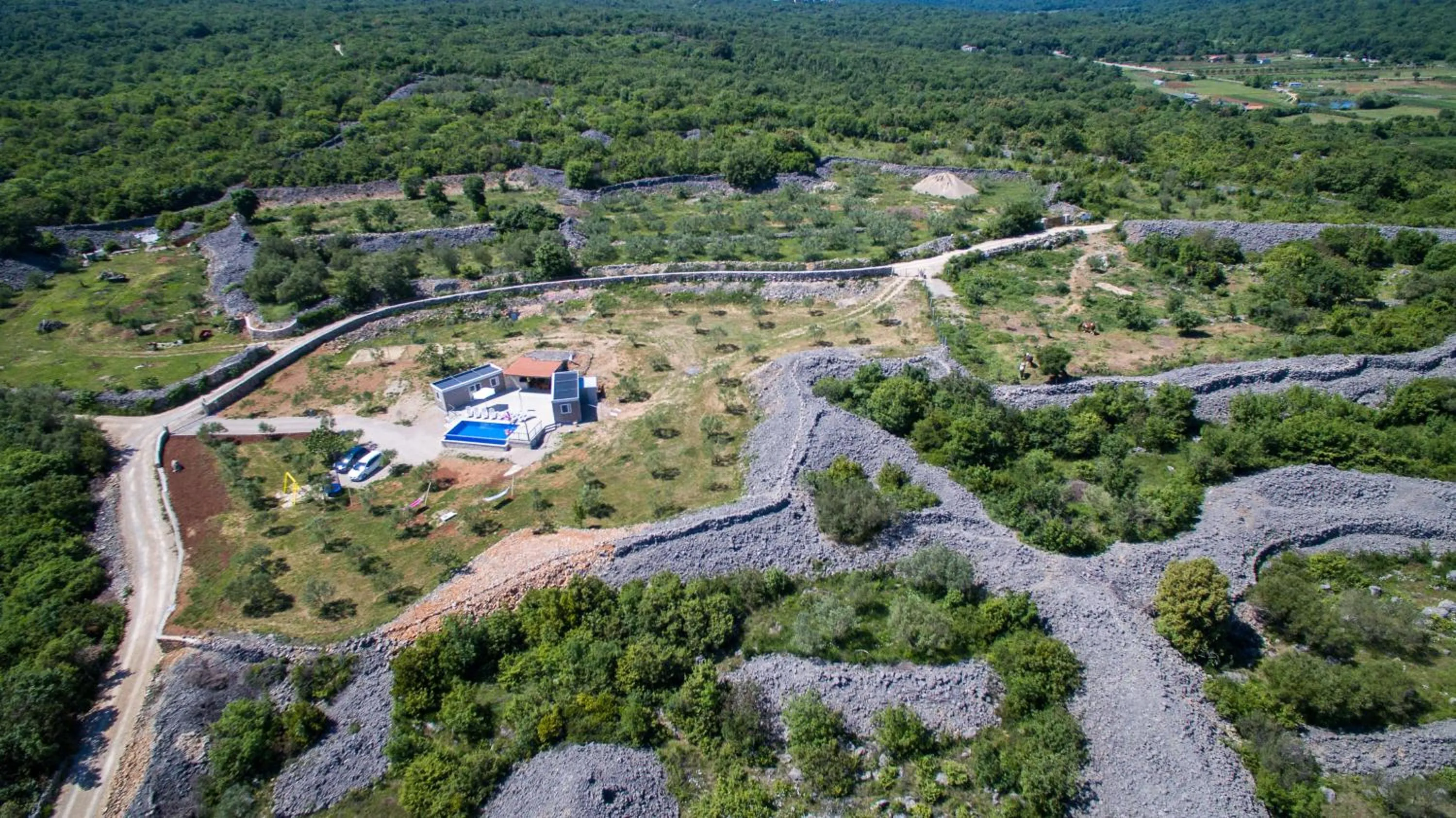 Bird's eye view in Mobile Homes Residence Ulika