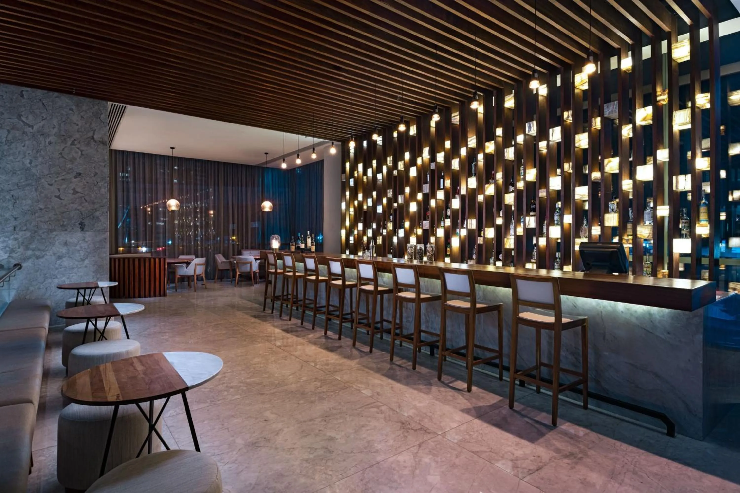 Lounge or bar in AC Hotel by Marriott Santa Fe