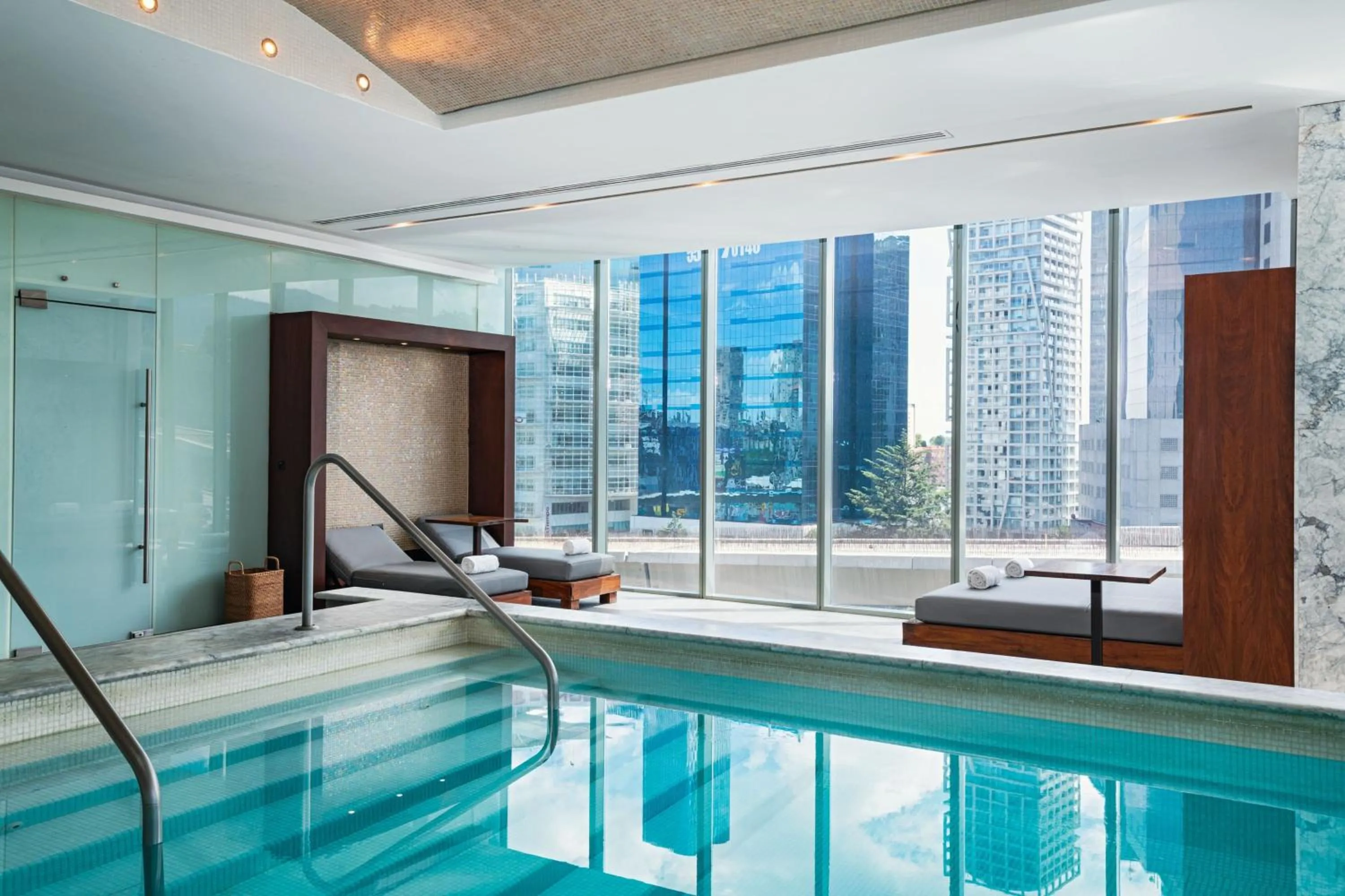 Swimming pool in AC Hotel by Marriott Santa Fe