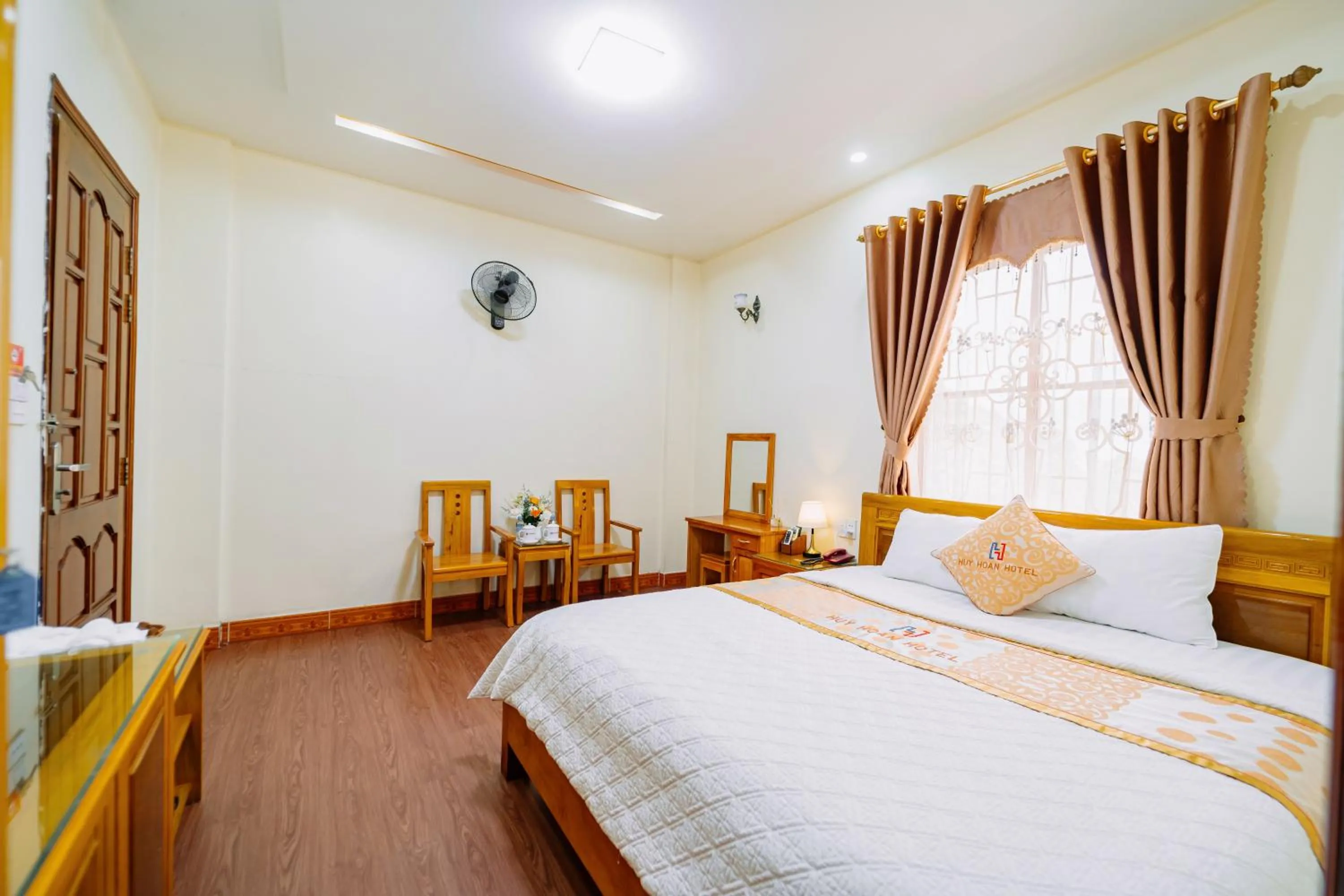 Bed in Huy Hoan Hotel