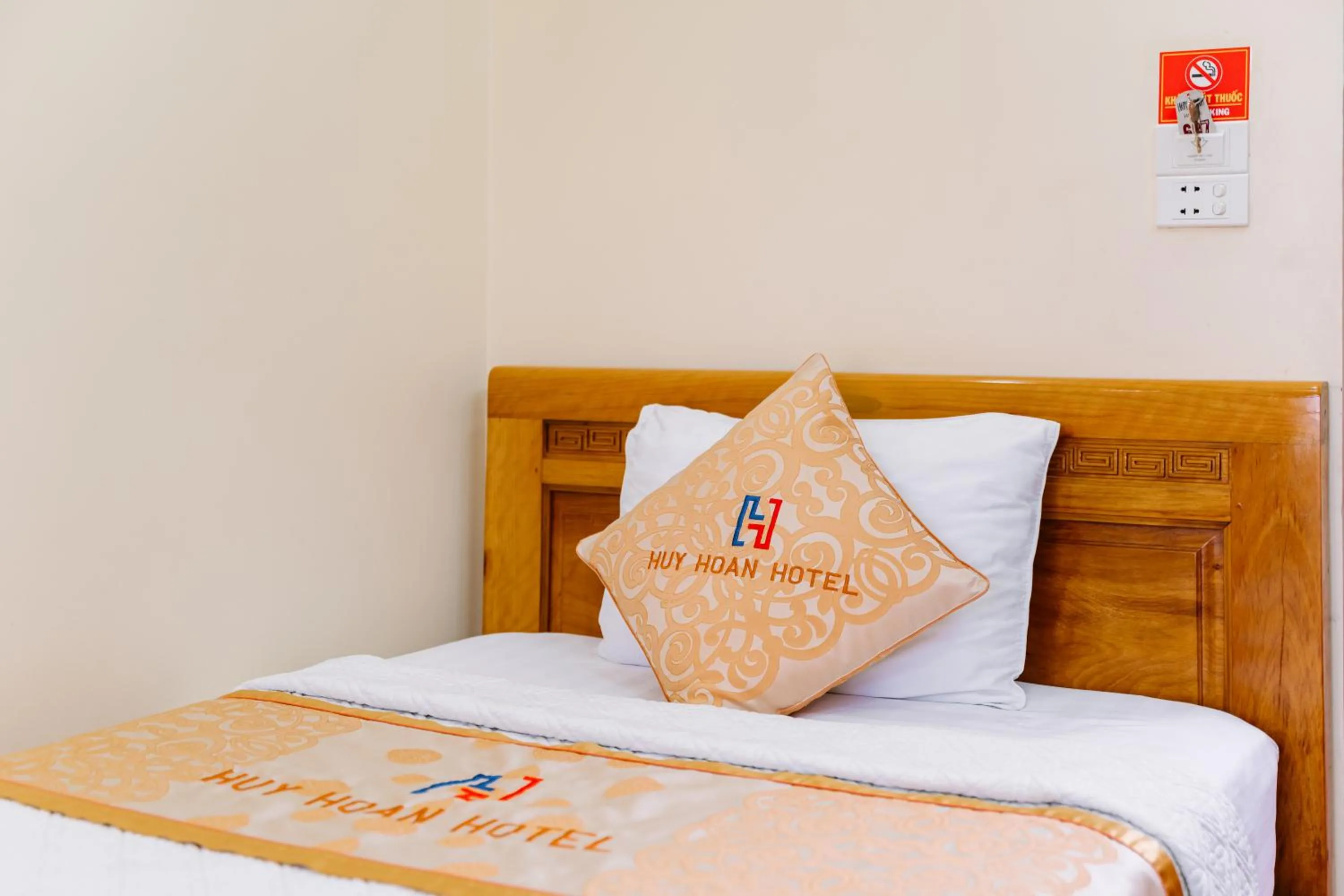 Bed in Huy Hoan Hotel