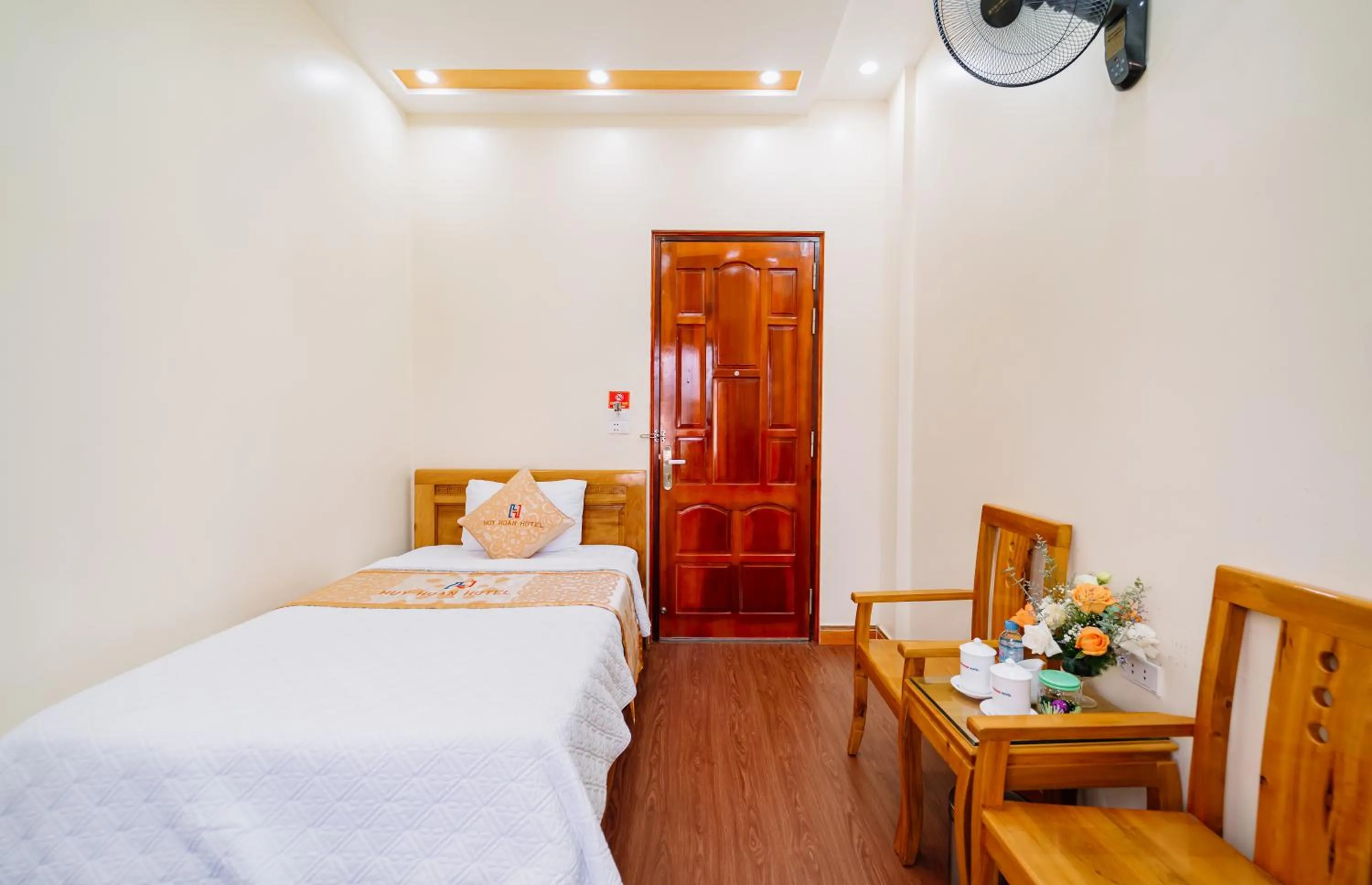 Bed in Huy Hoan Hotel
