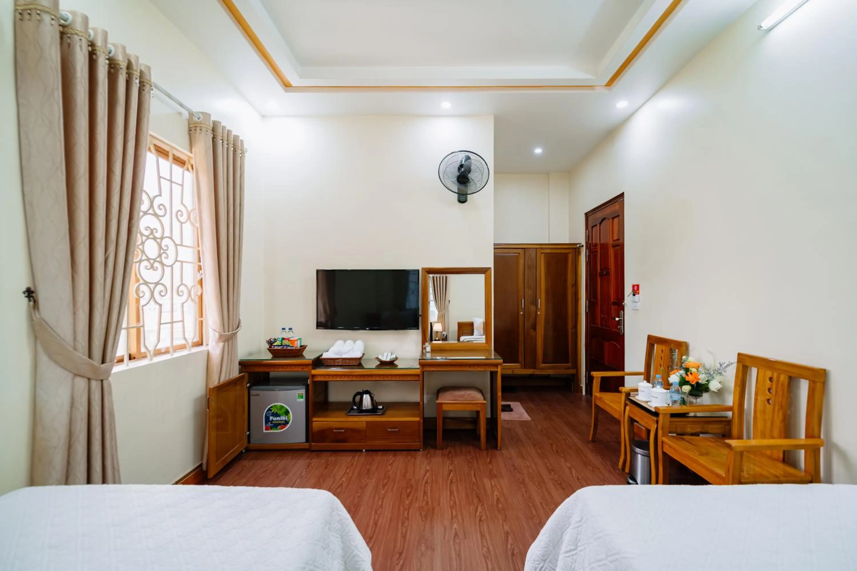 Bed in Huy Hoan Hotel