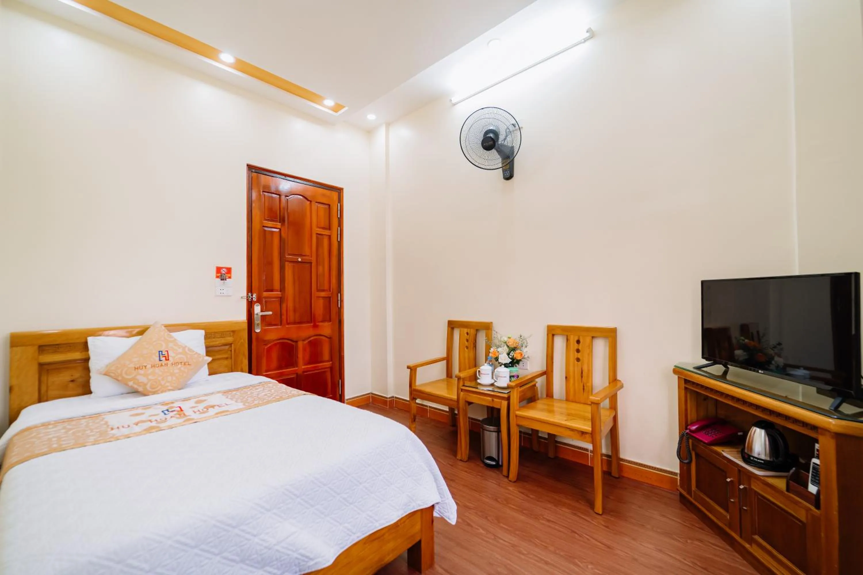 Bed in Huy Hoan Hotel