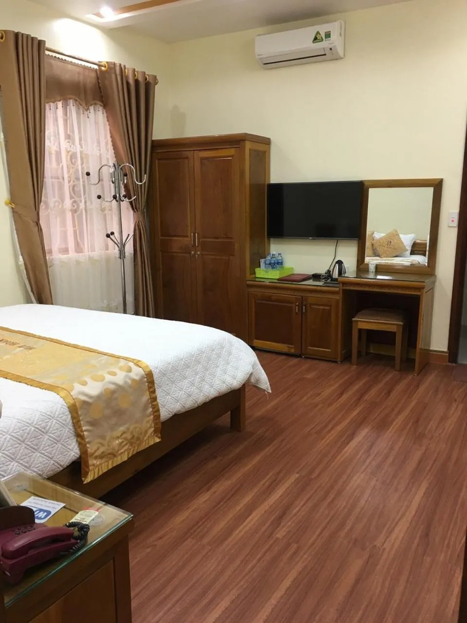 Bed in Huy Hoan Hotel
