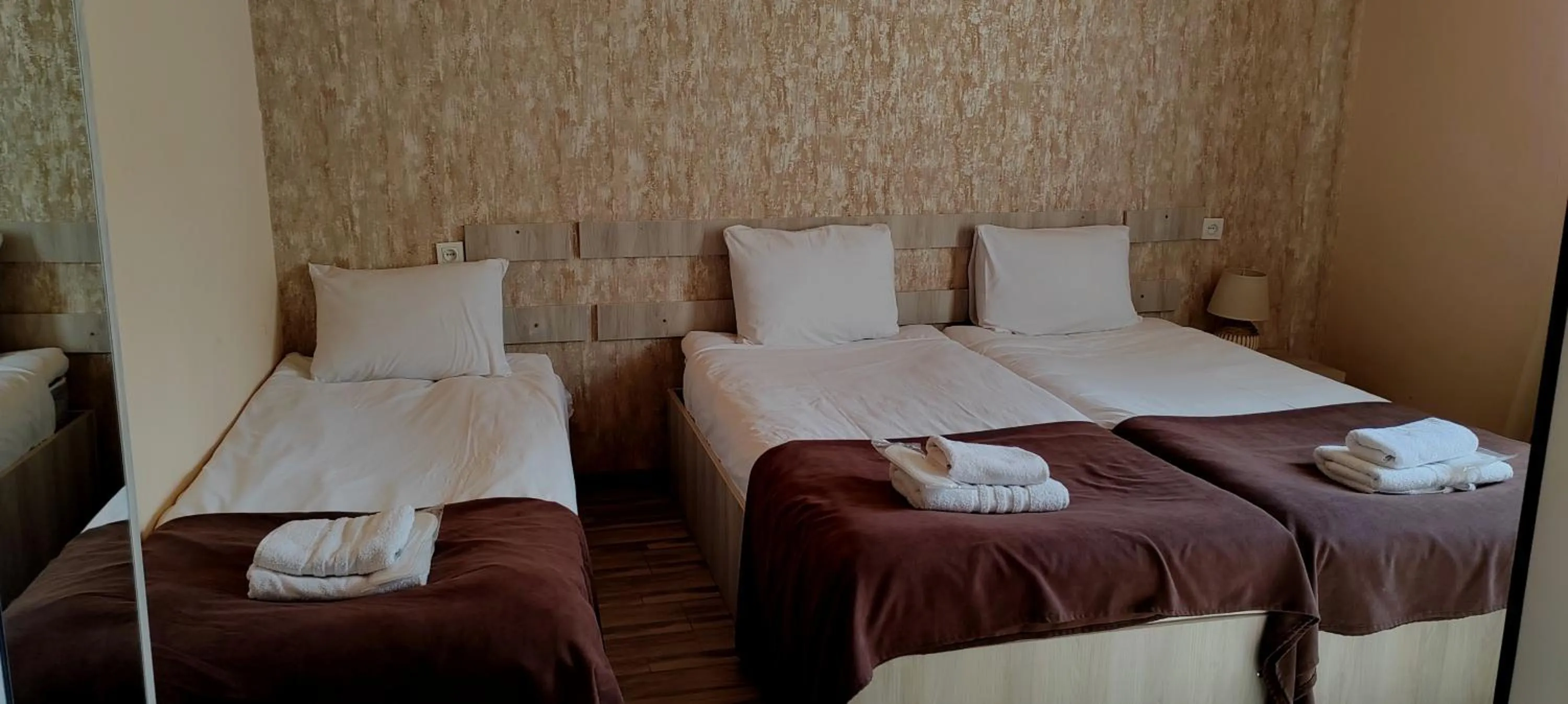 Bed in Hotel Svanseti