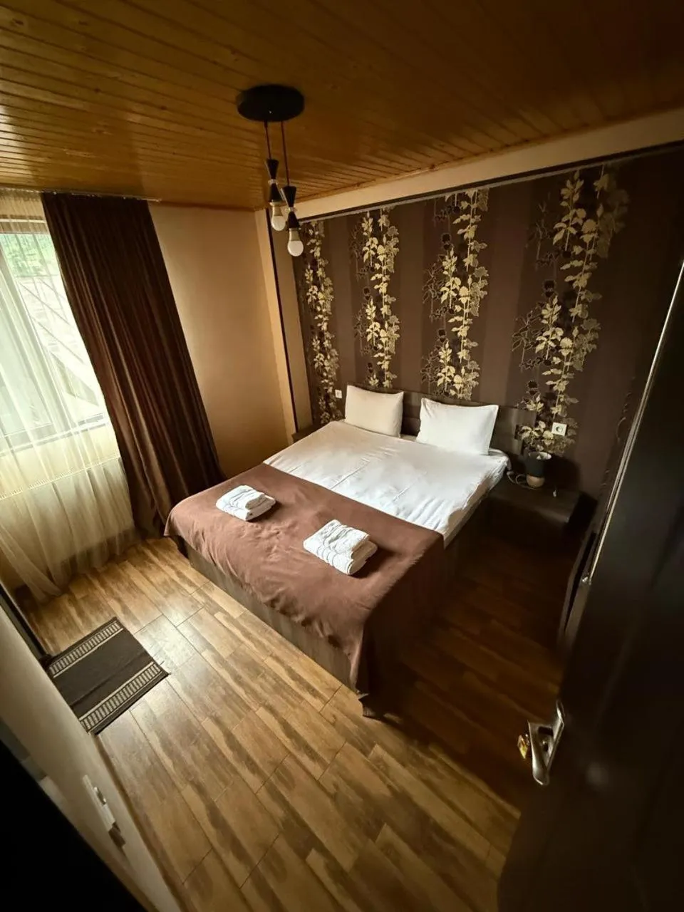 Bed in Hotel Svanseti