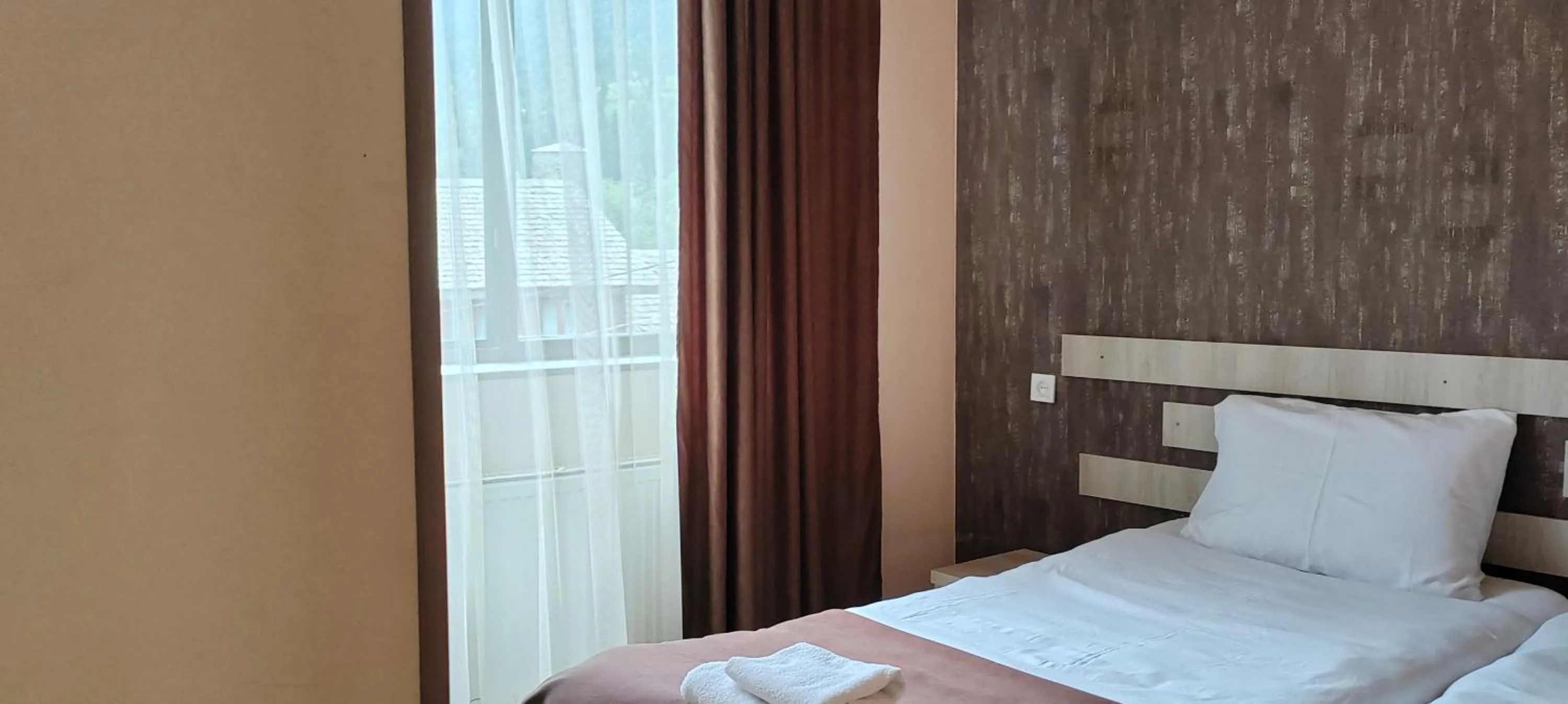 Bed in Hotel Svanseti