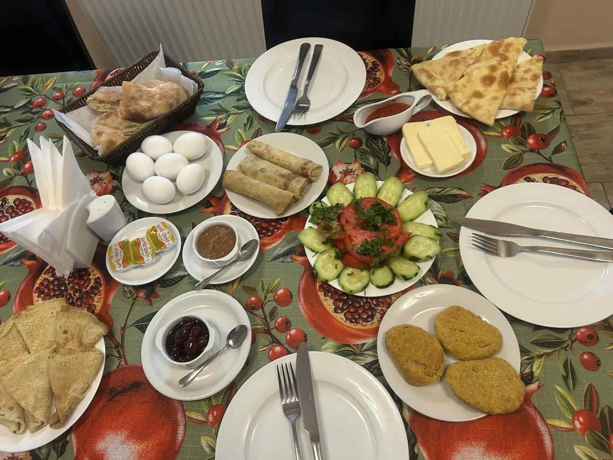 Food in Hotel Svanseti