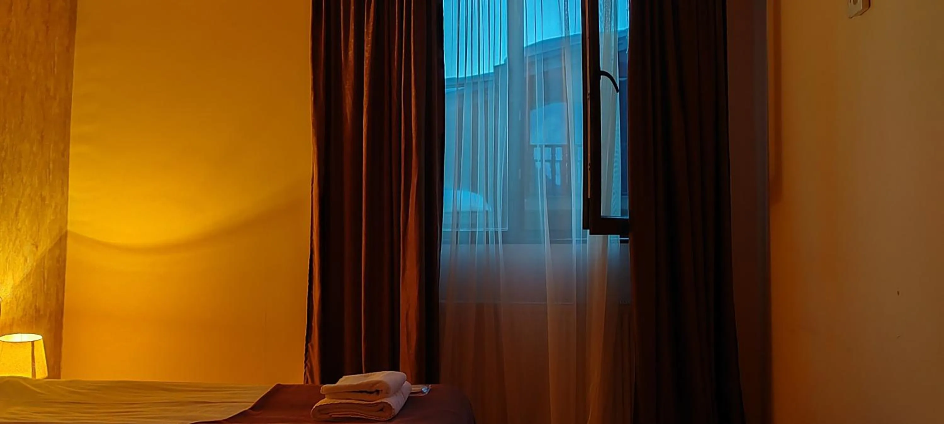 Bed in Hotel Svanseti