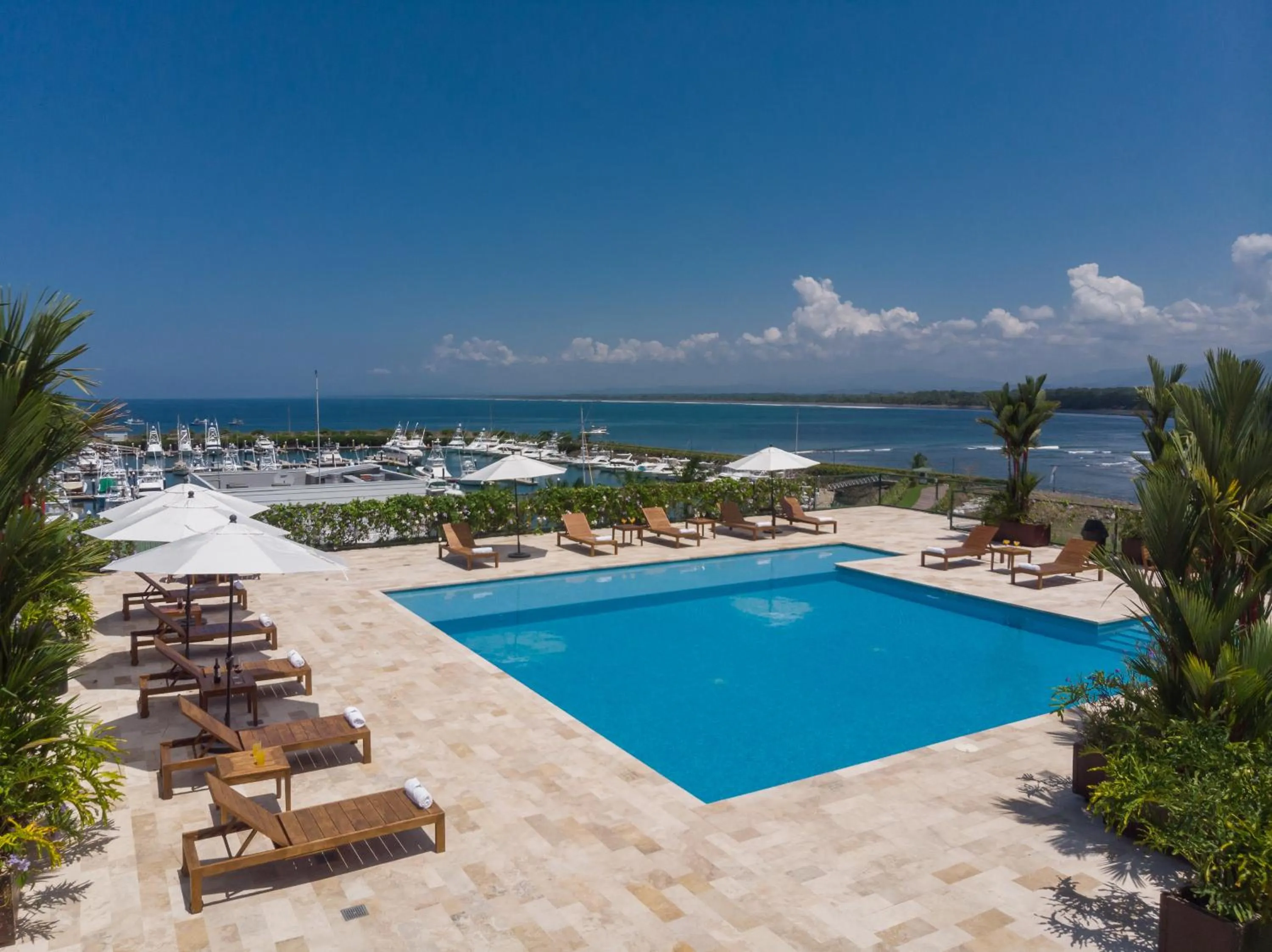 Pool view in Las Villas Marina Pez Vela