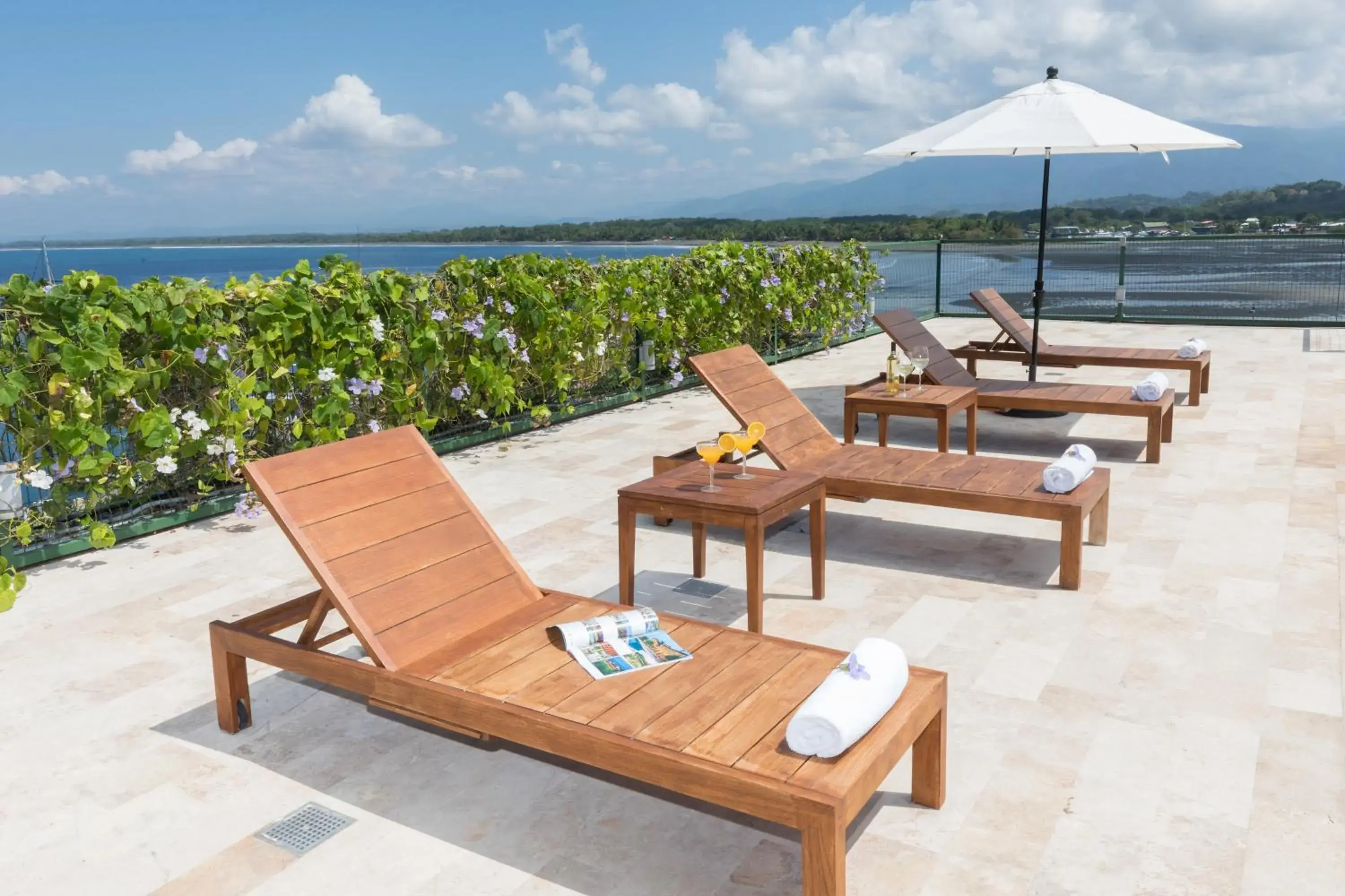 Patio in Las Villas Marina Pez Vela Patio in Las Villas Marina Pez Vela