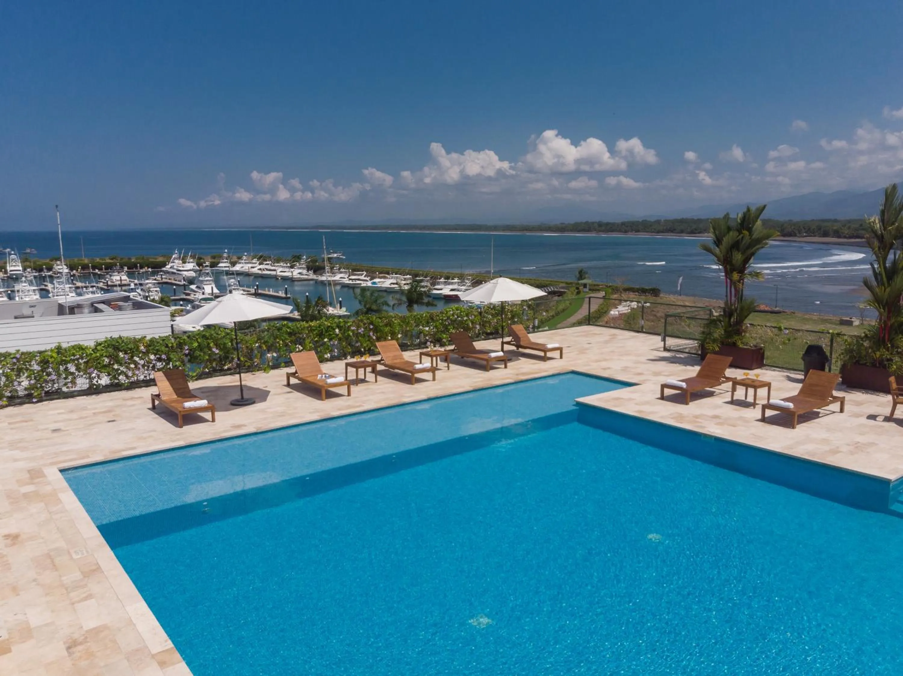 Pool view in Las Villas Marina Pez Vela