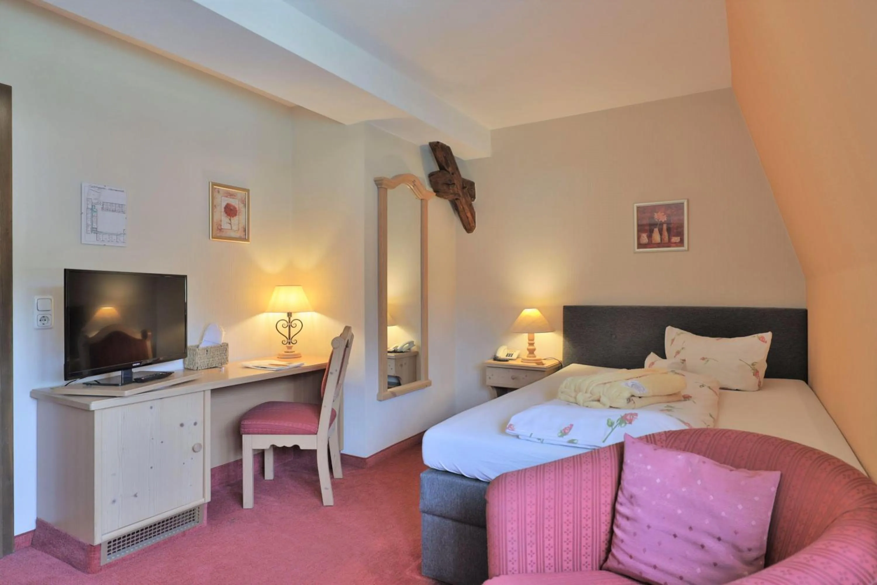 Bed in Hotel Hammermühle