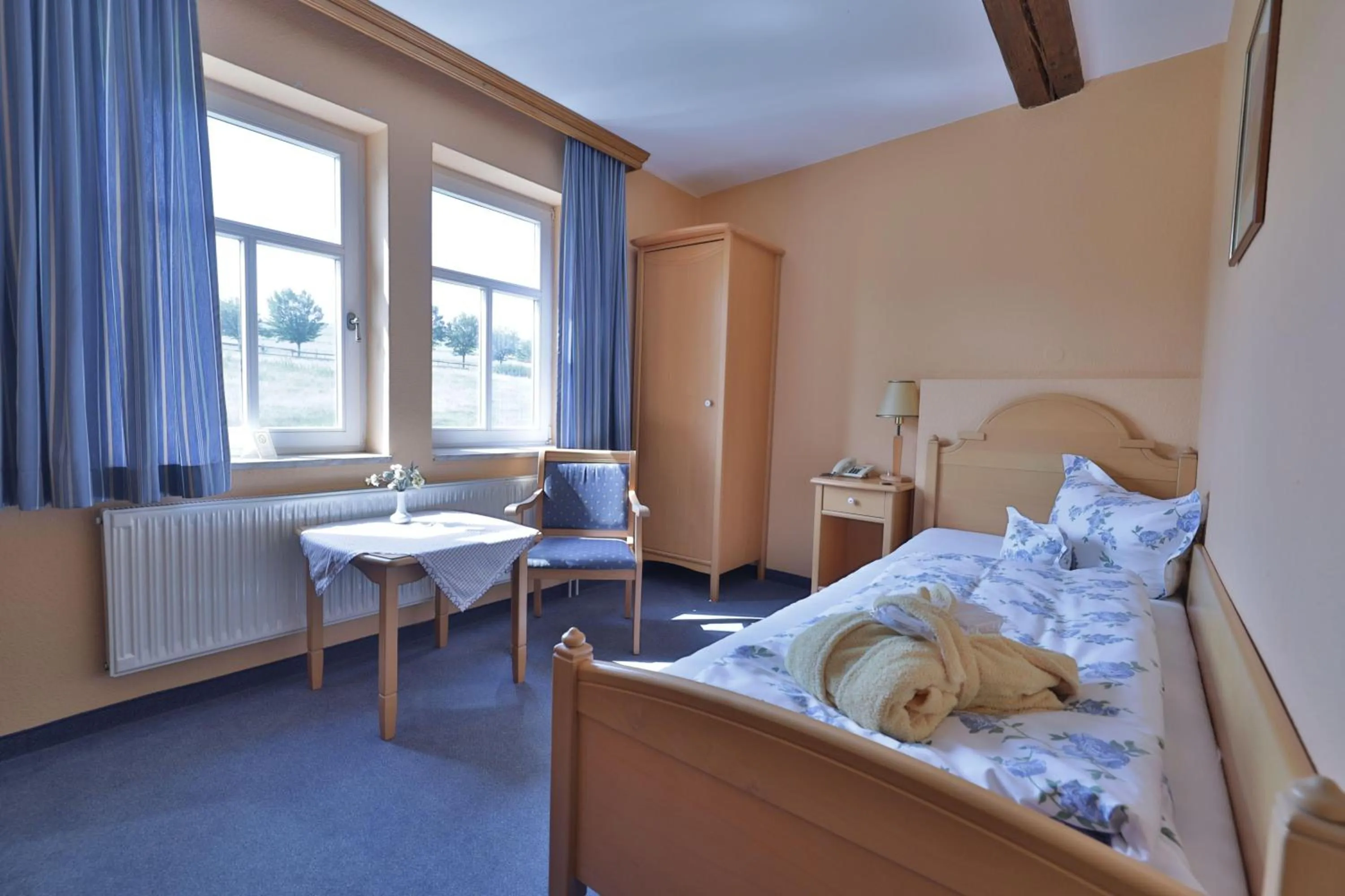 Photo of the whole room, Bed in Hotel Hammermühle