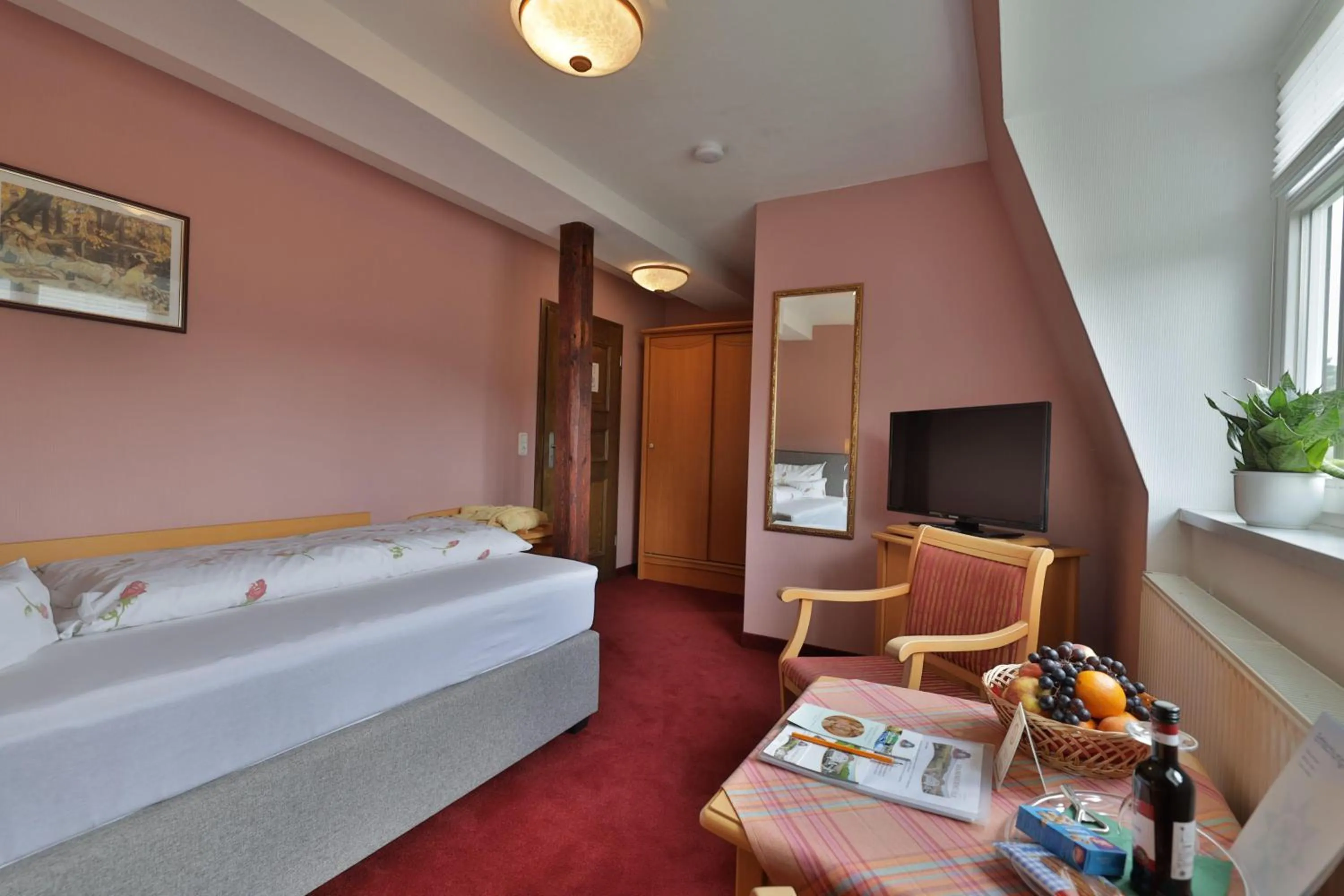 Bedroom, Bed in Hotel Hammermühle