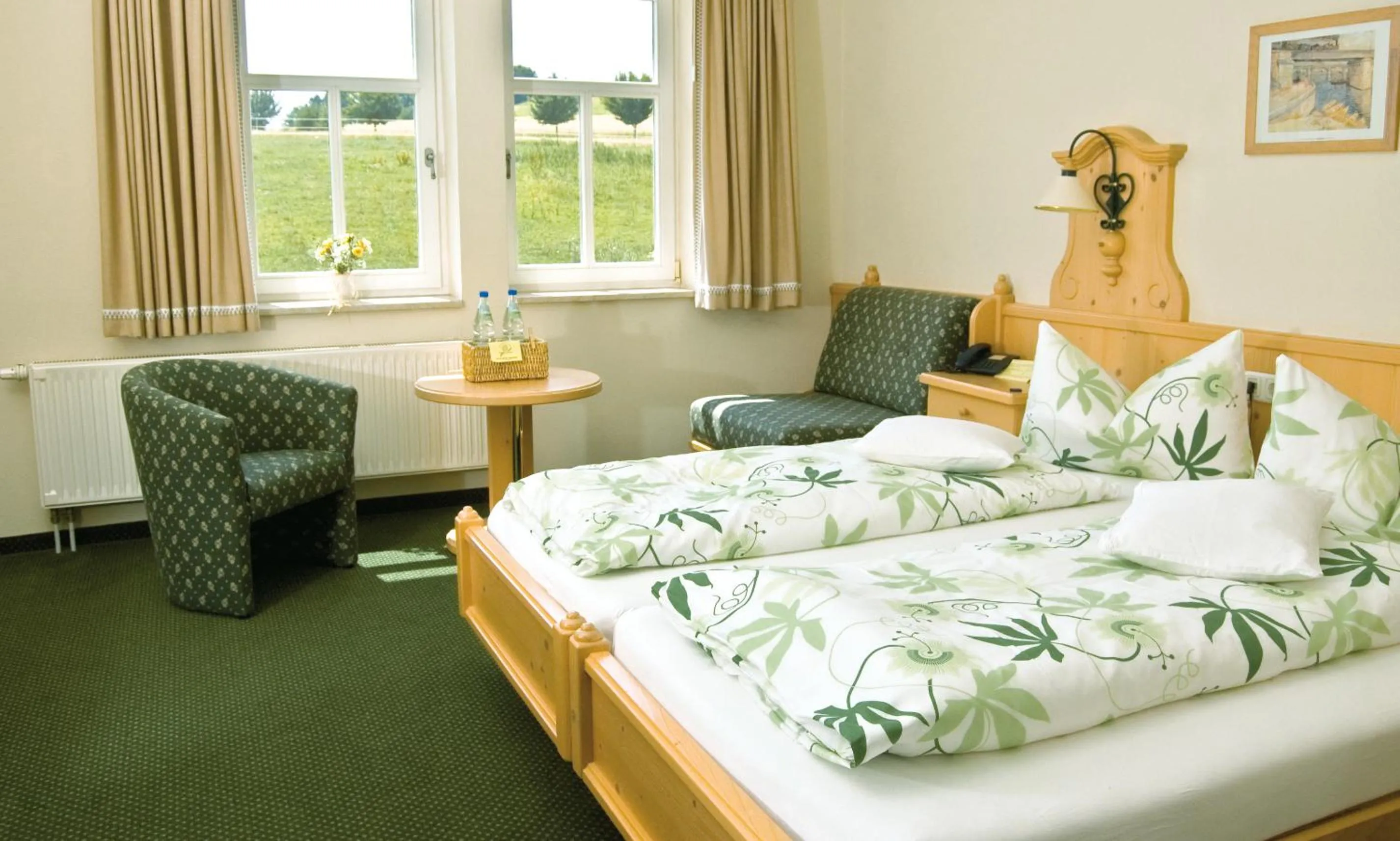 Photo of the whole room, Bed in Hotel Hammermühle