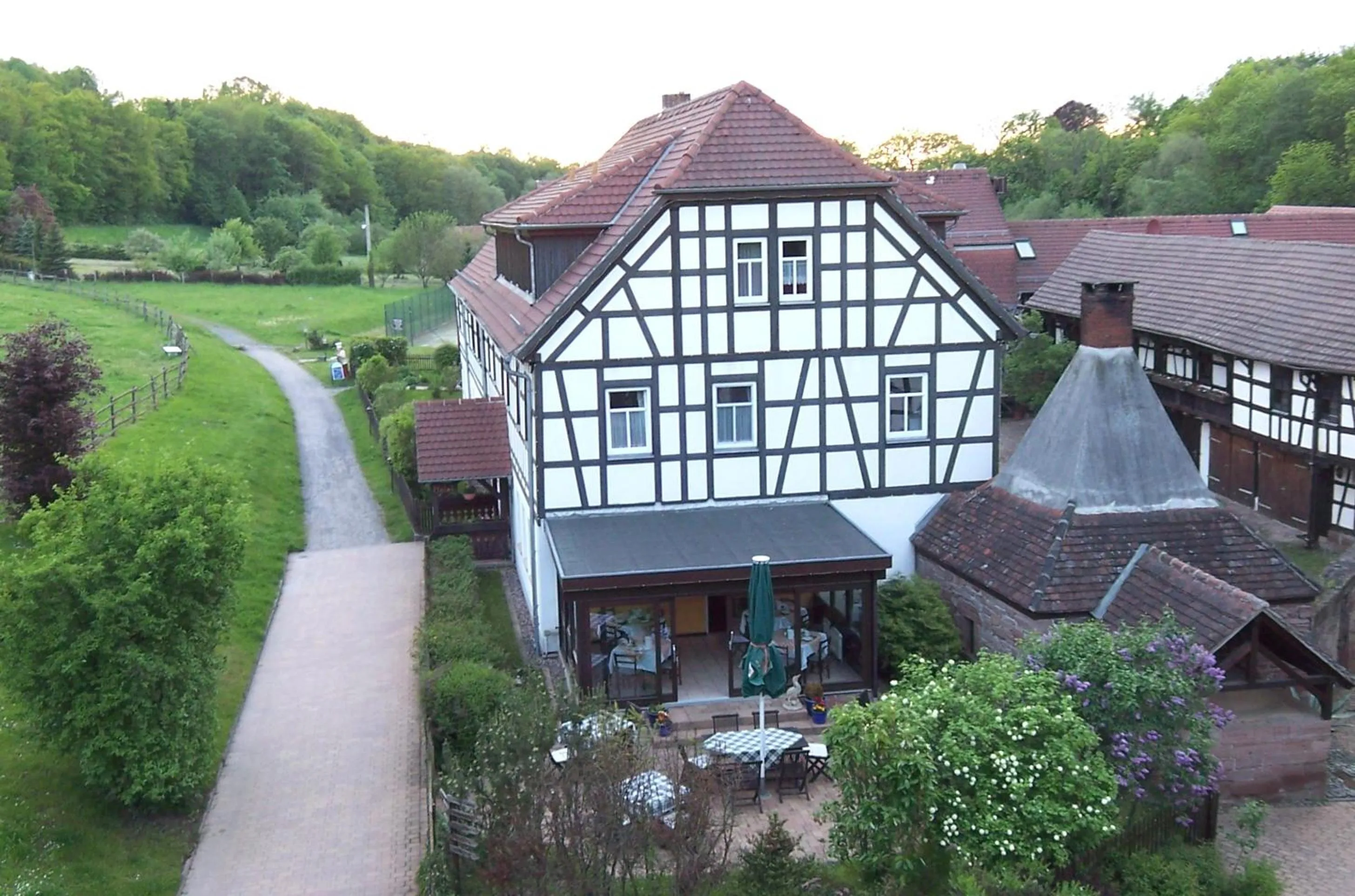 Bird's eye view in Hotel Hammermühle
