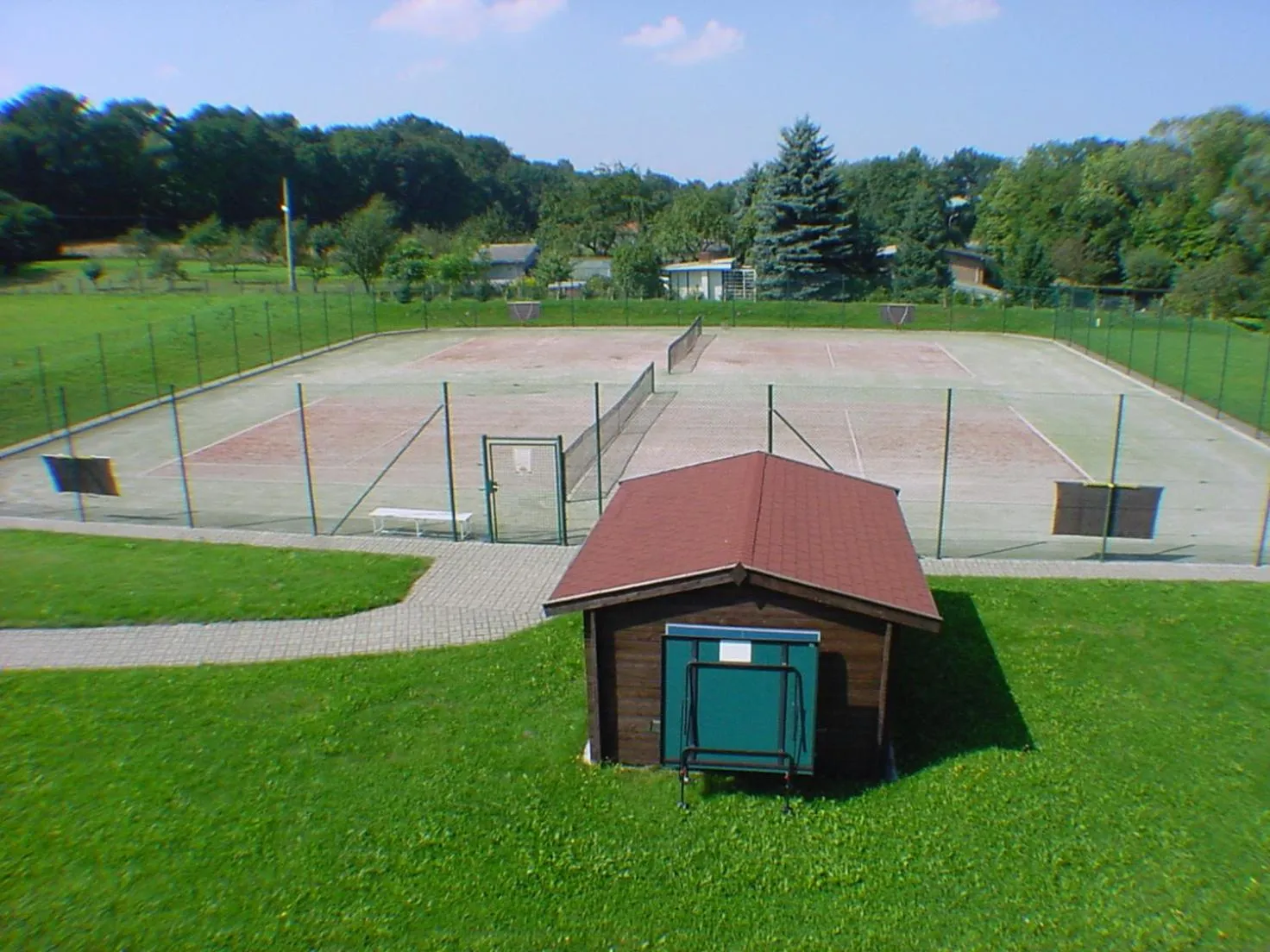 Tennis court in Hotel Hammermühle