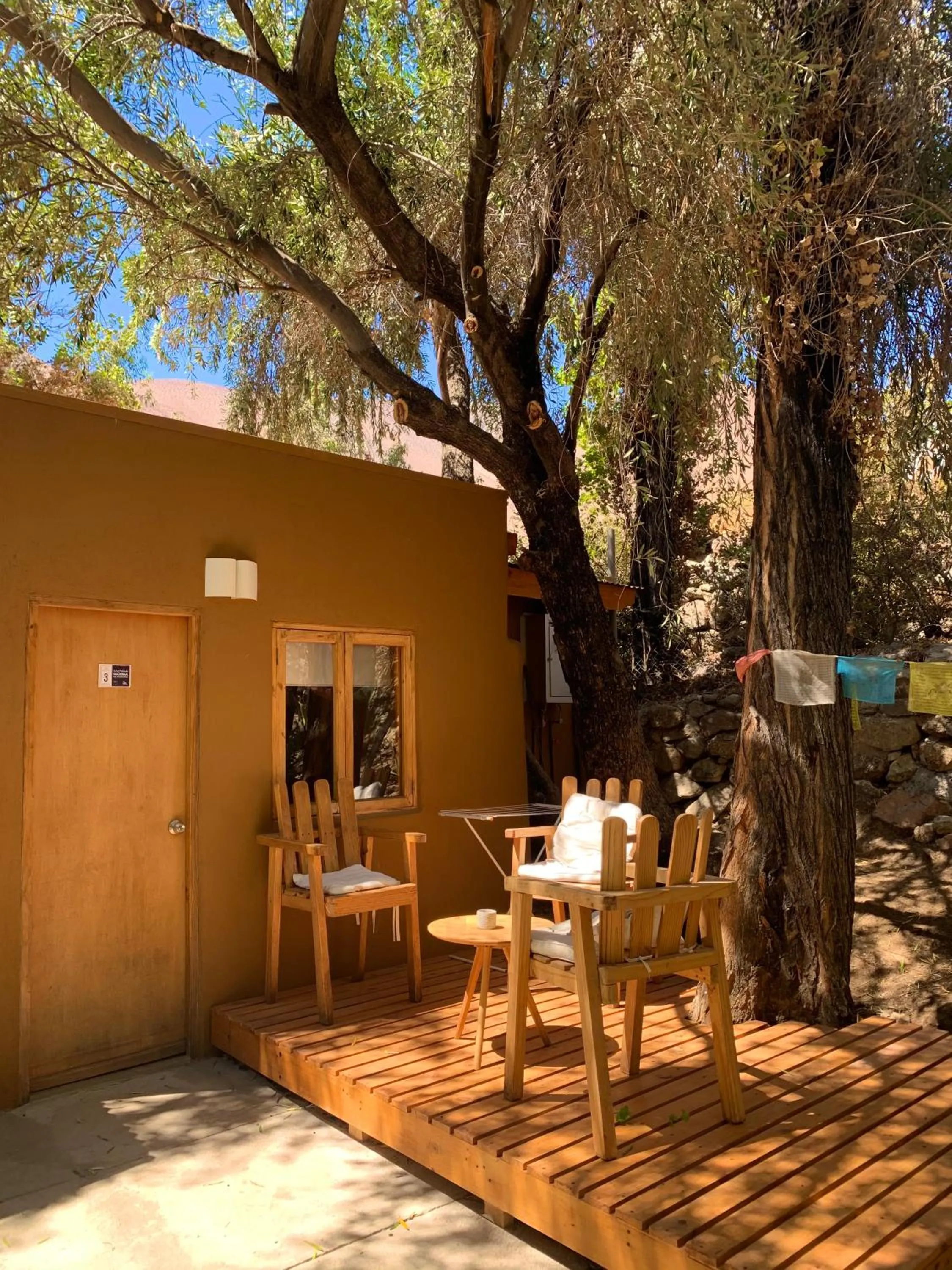 Patio in Hotel El Tesoro de Elqui