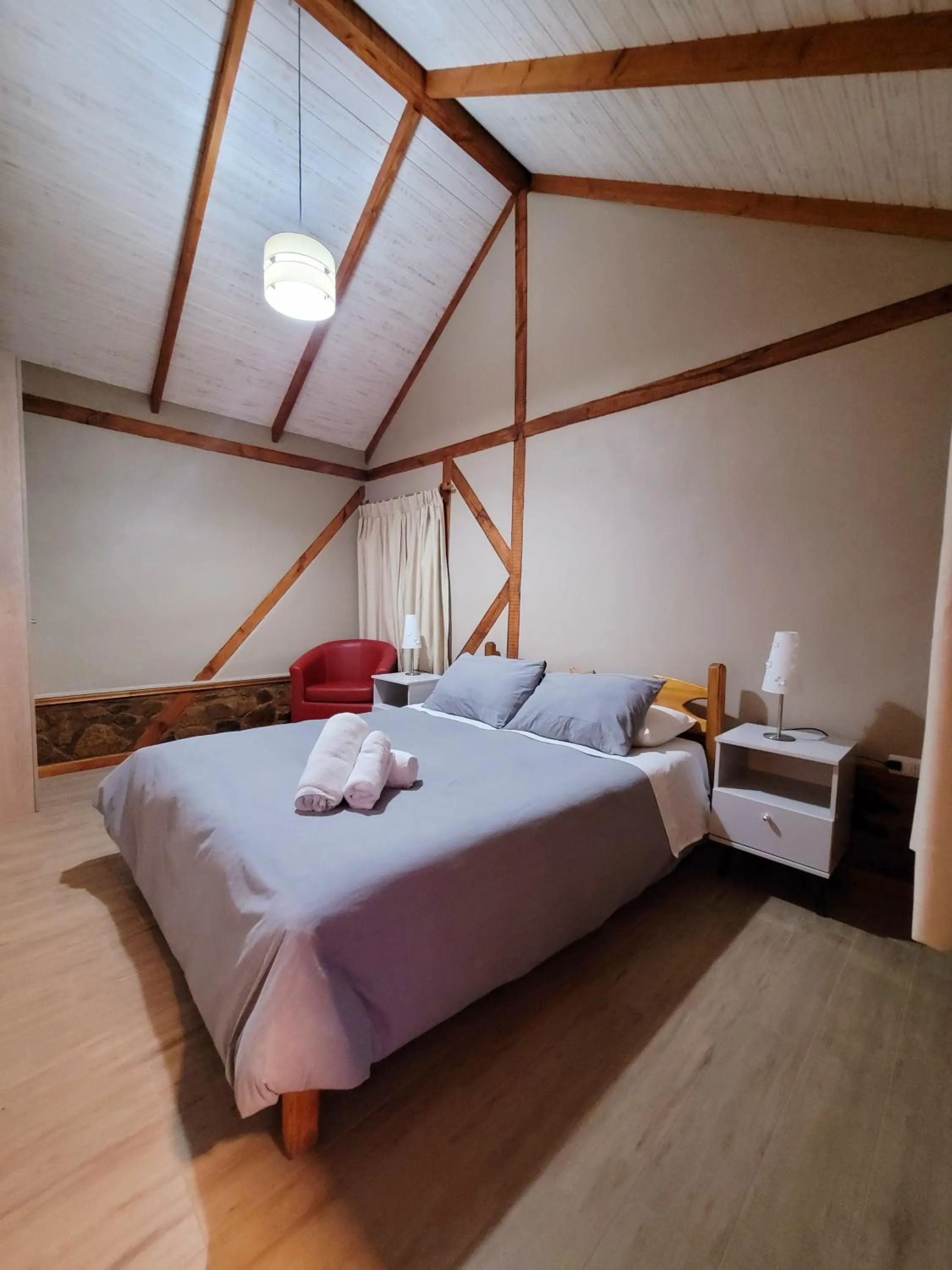 Bed in Hotel El Tesoro de Elqui