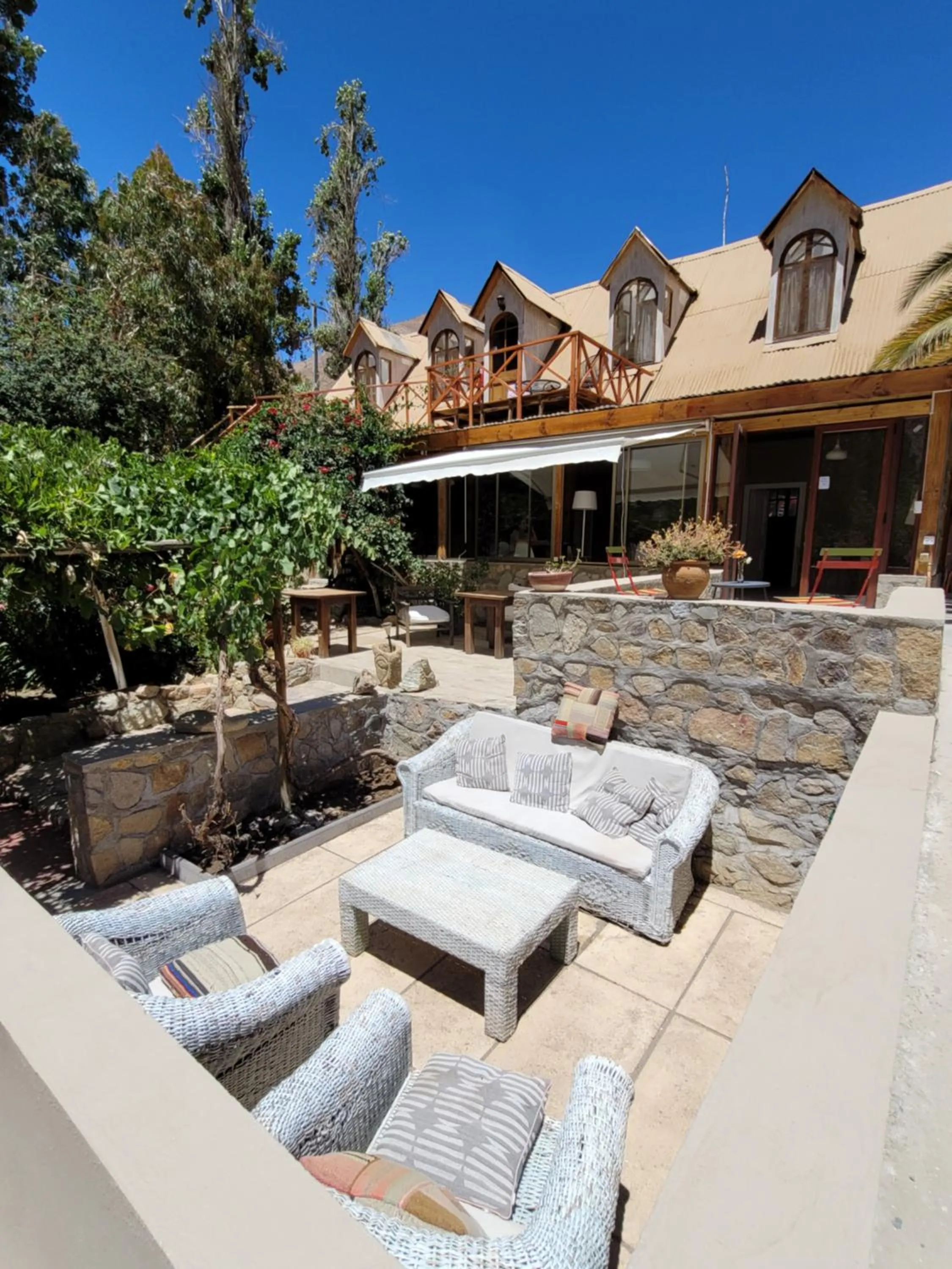Patio in Hotel El Tesoro de Elqui