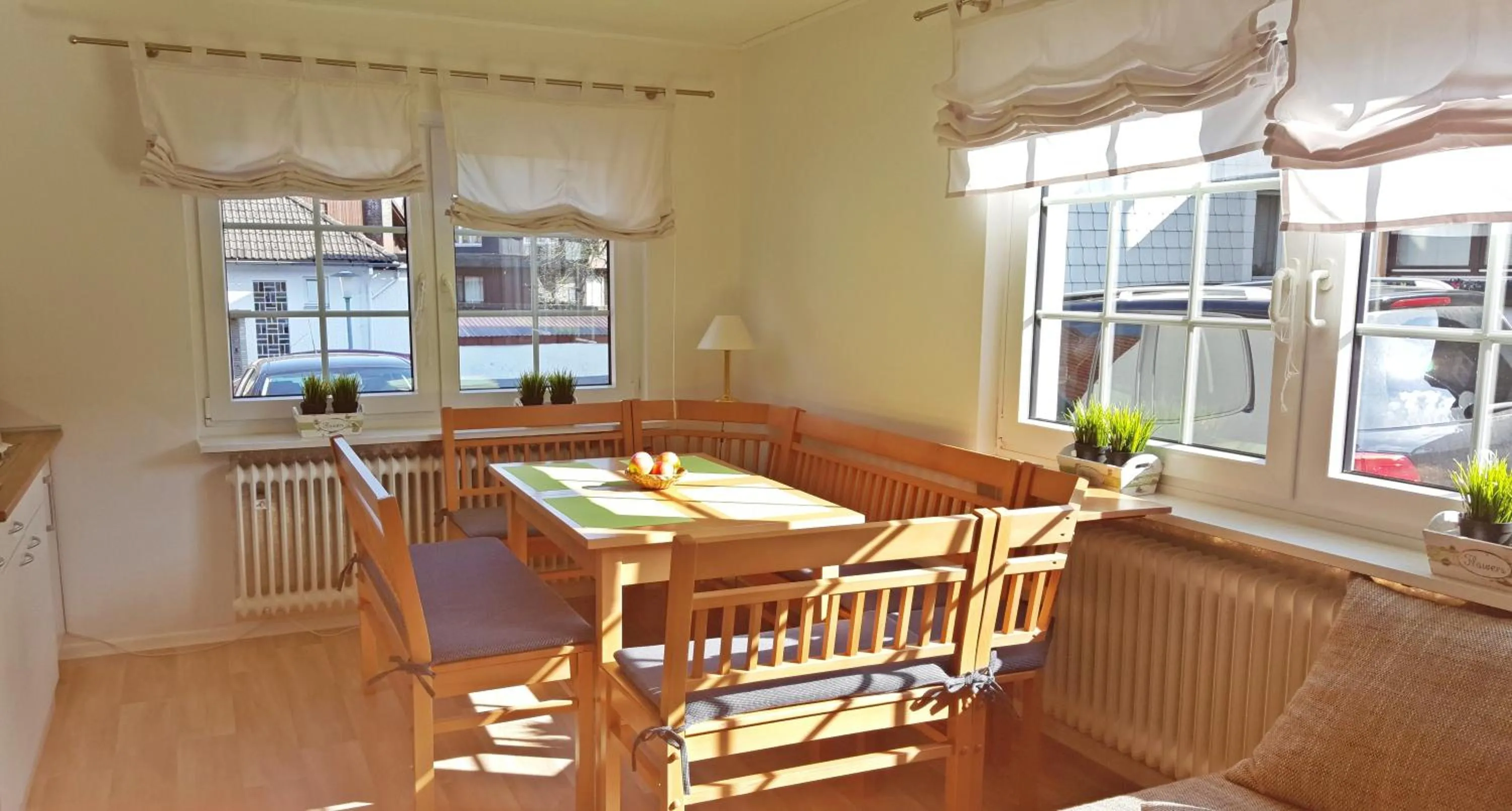 Dining area in Ferienwohnung Rieger 1