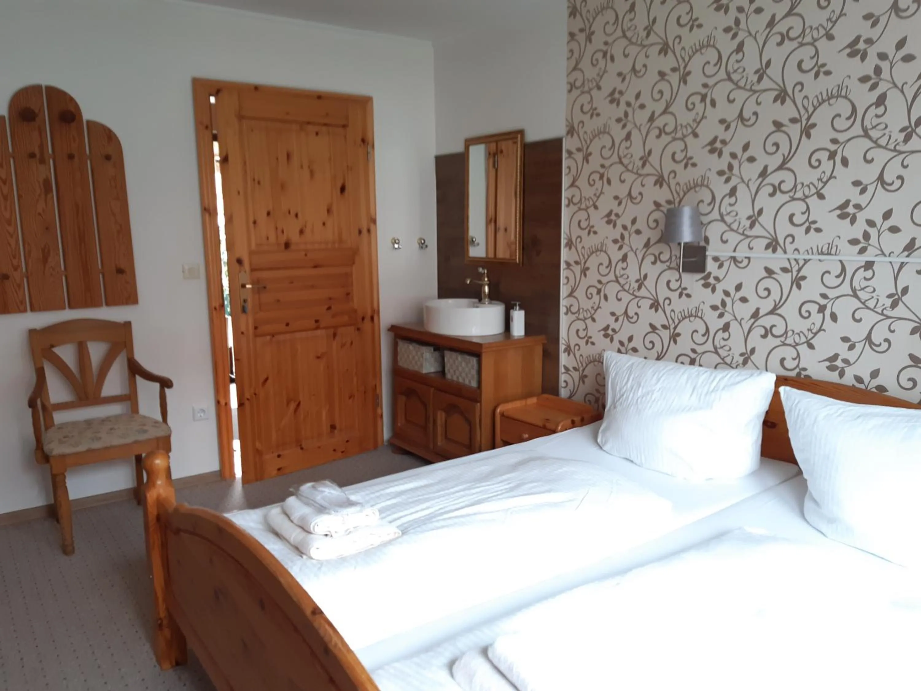 Bedroom, Bed in Ferienwohnung Rieger 1