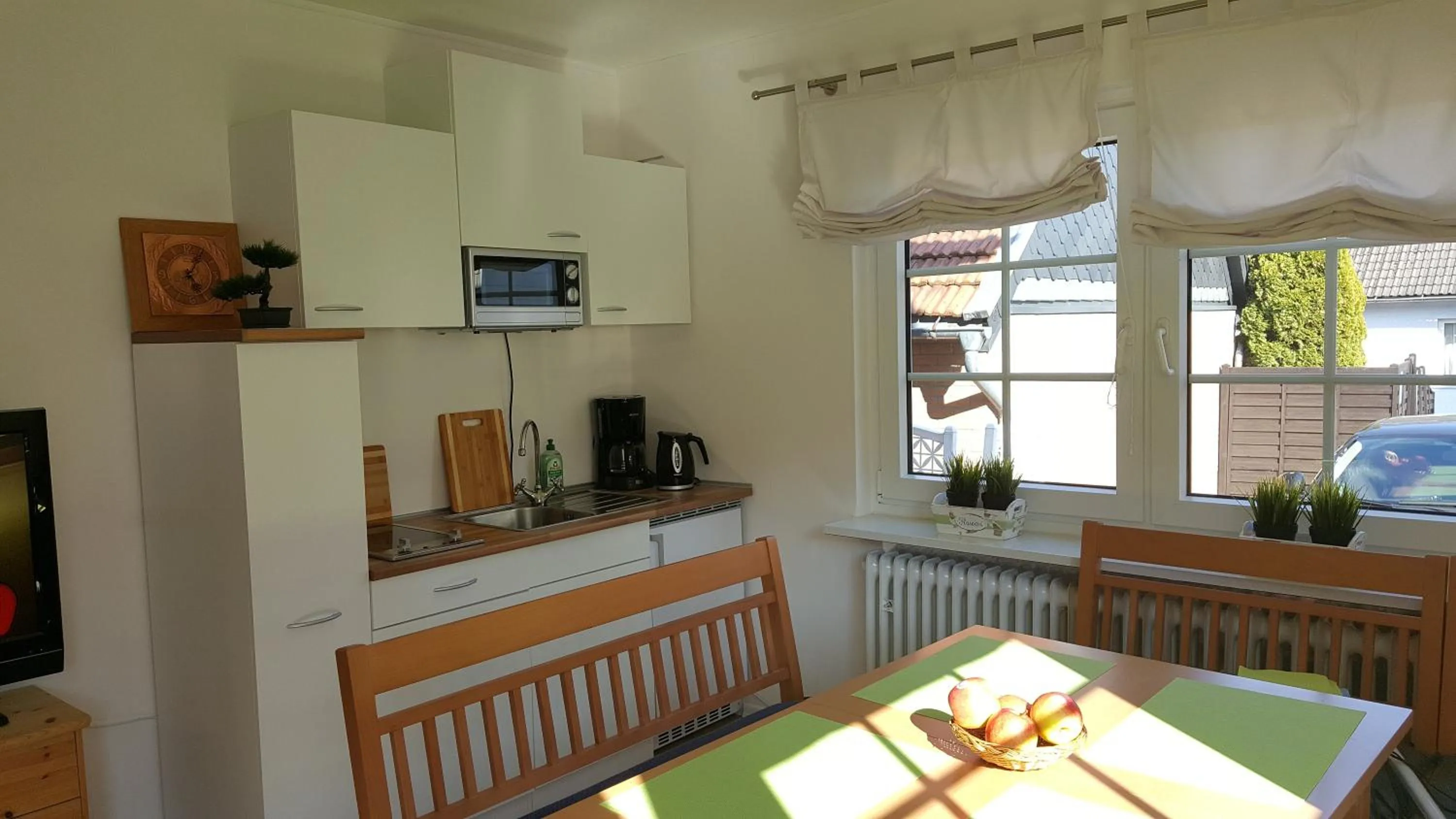Coffee/tea facilities in Ferienwohnung Rieger 1