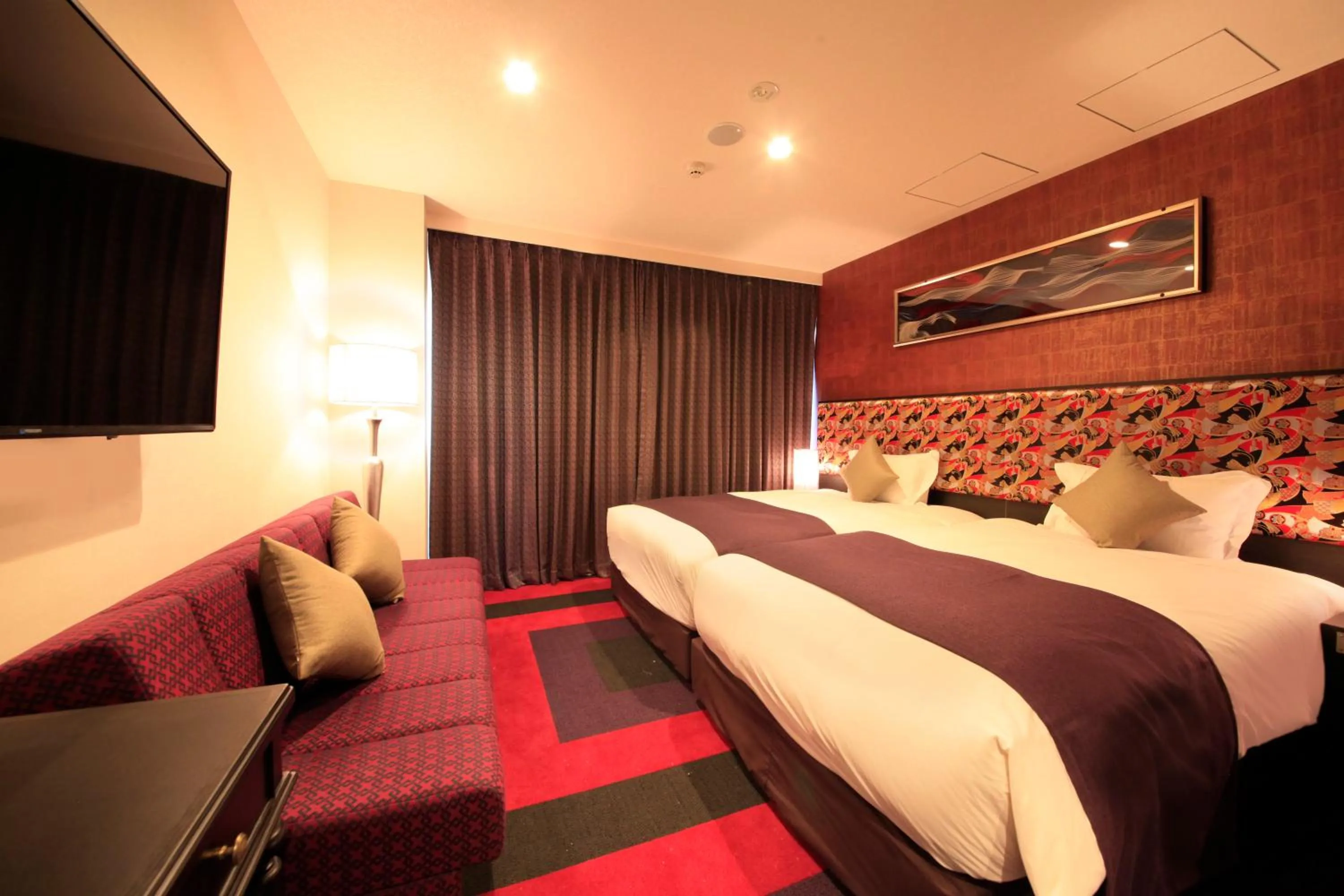 Photo of the whole room, Bed in Centurion Hotel&Spa Ueno Station