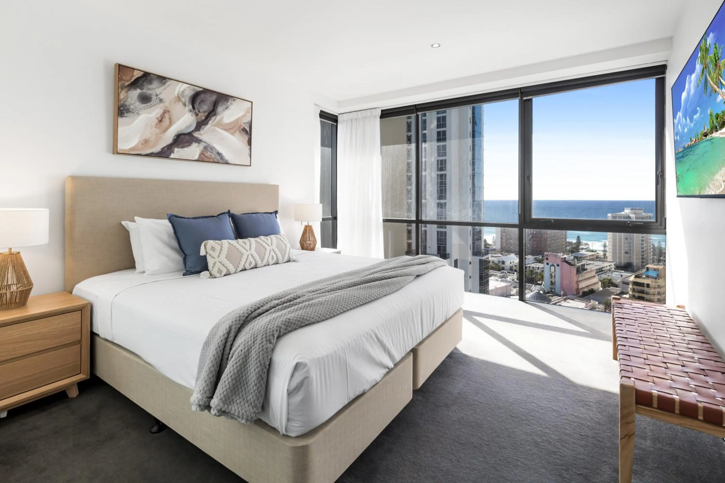Bedroom, Bed in Holiday Holiday Circle On Cavill Apartments