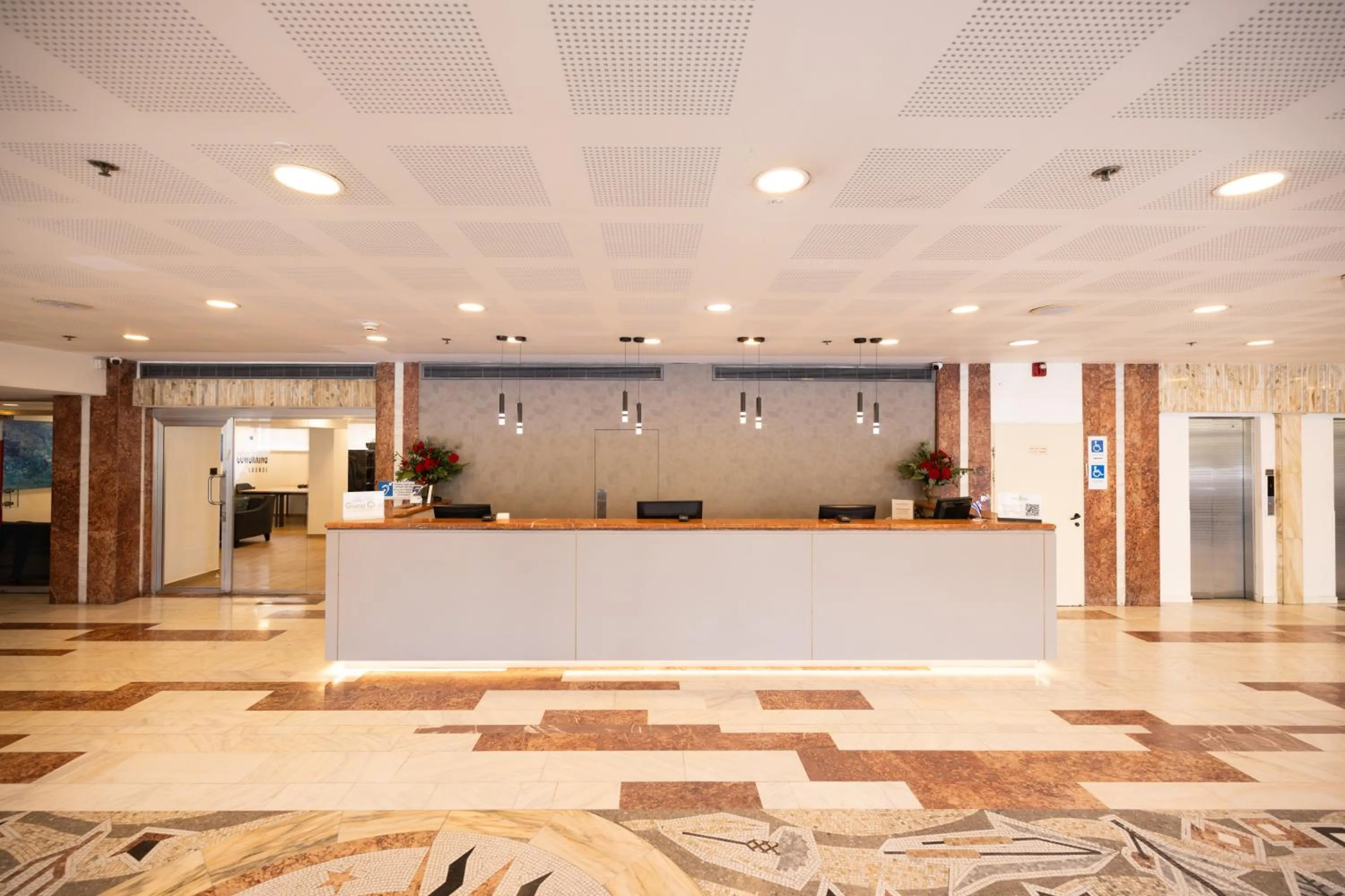 Lobby or reception in Grand Beach Hotel