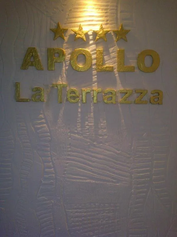 Property logo or sign in Hotel Apollo