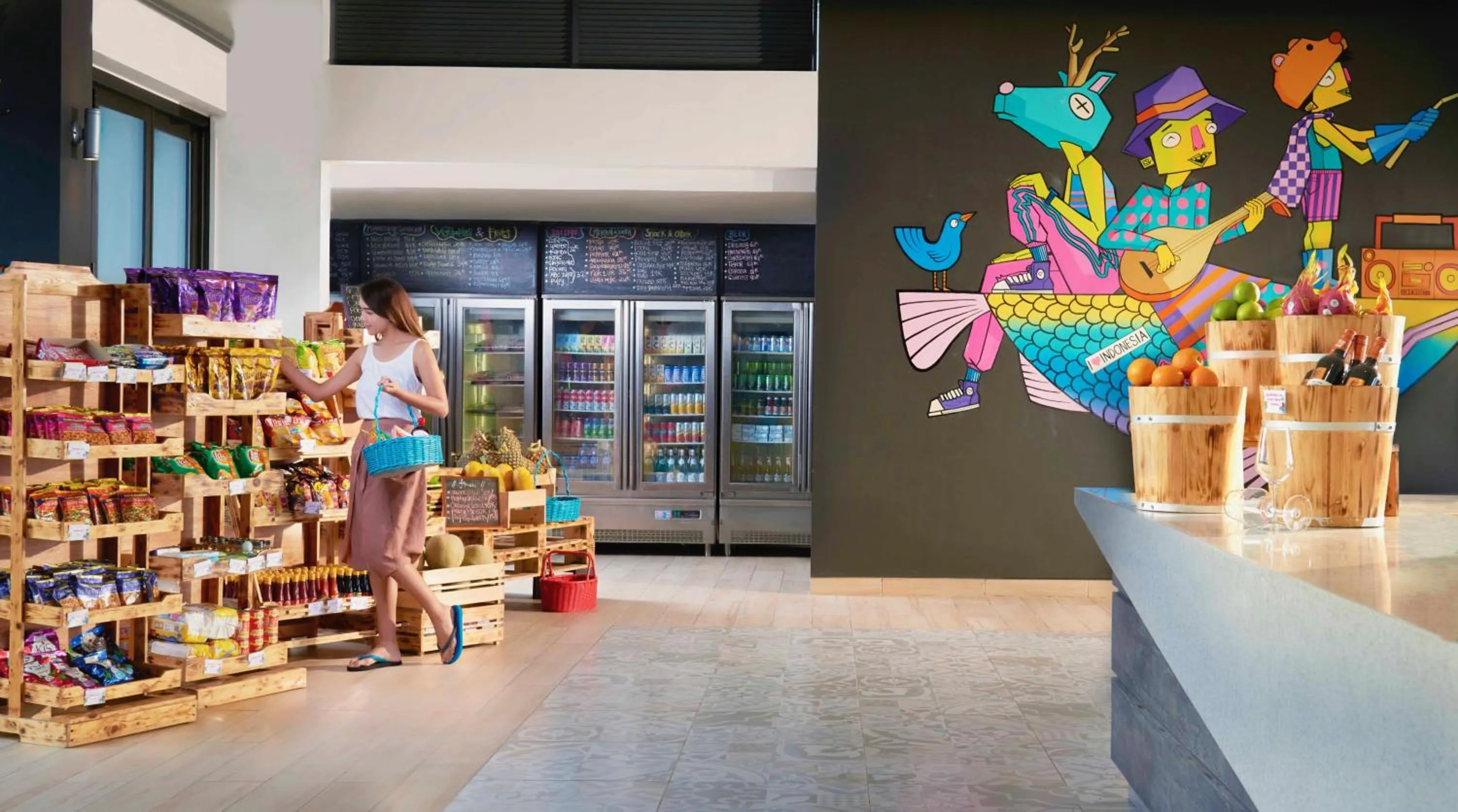 Shopping Area in Cassia Bintan, part of Banyan Group