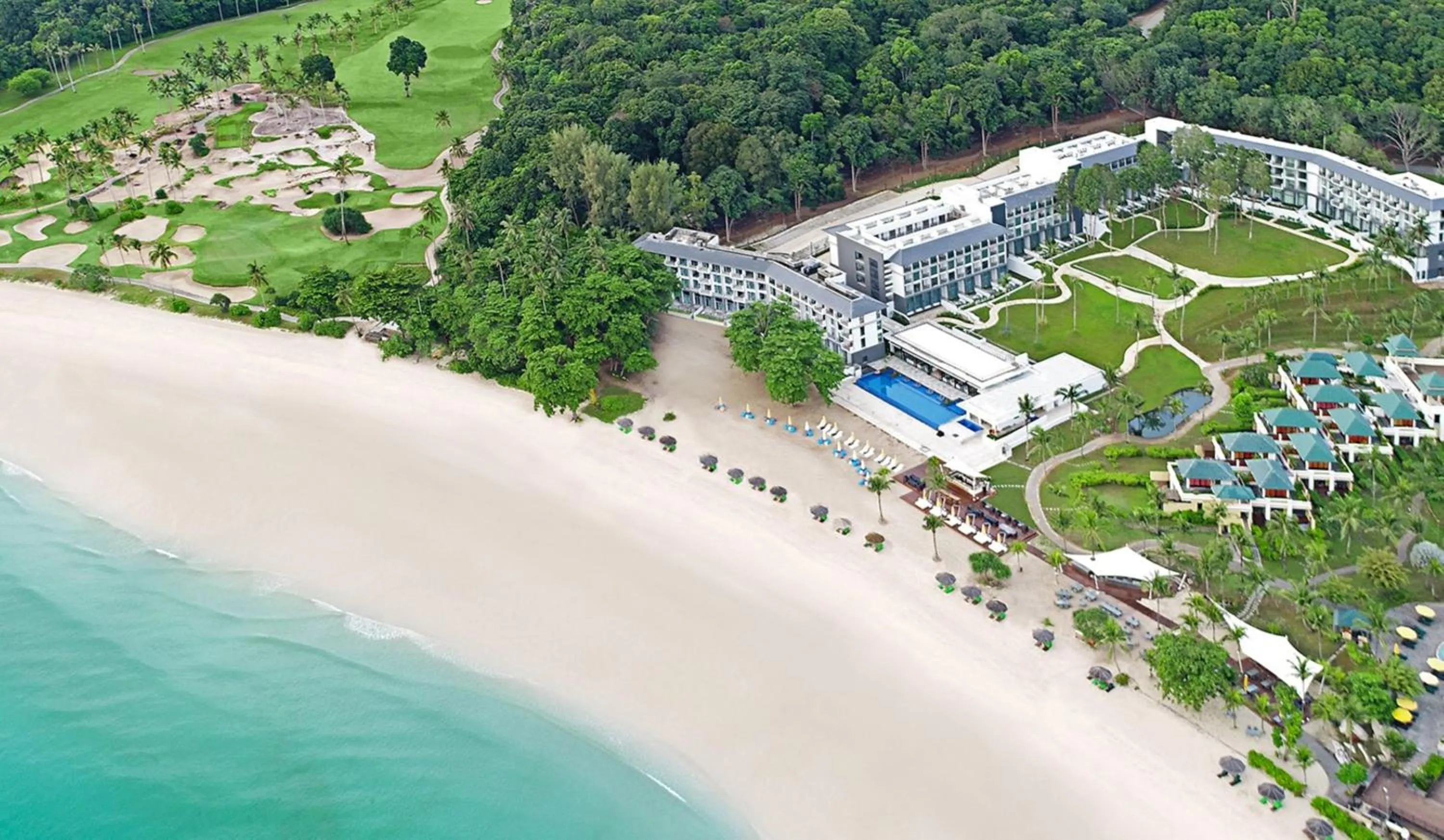 Property building in Cassia Bintan, part of Banyan Group