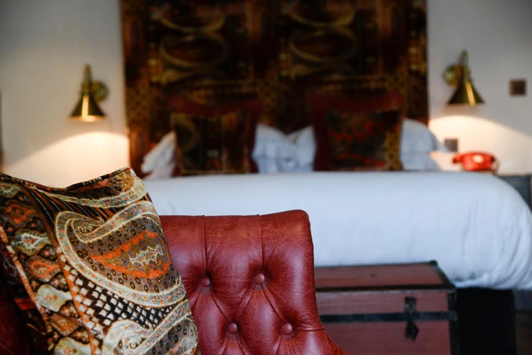 Bed in Padstow Townhouse