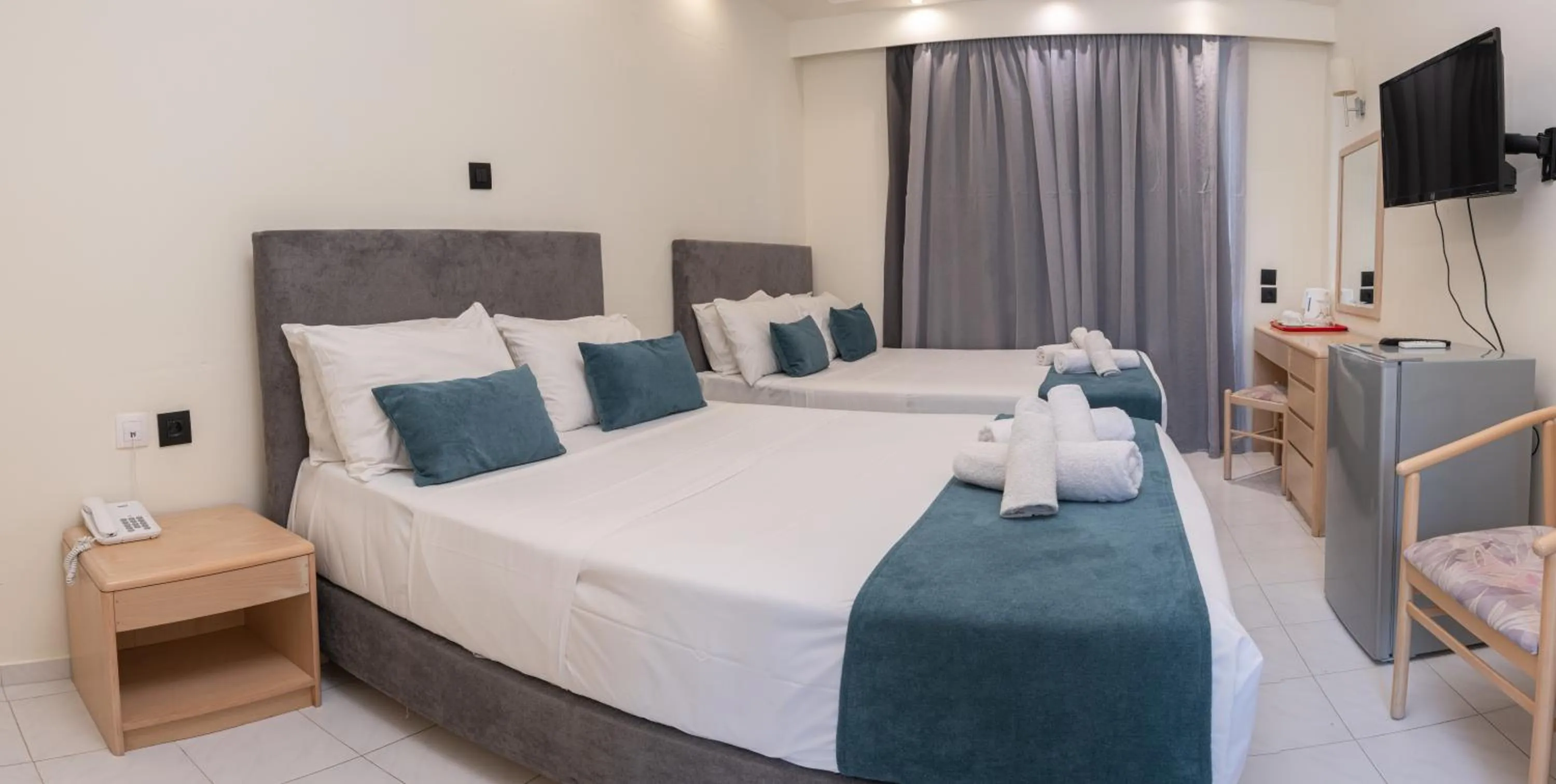 Bed in Delfinia Resort - All Inclusive