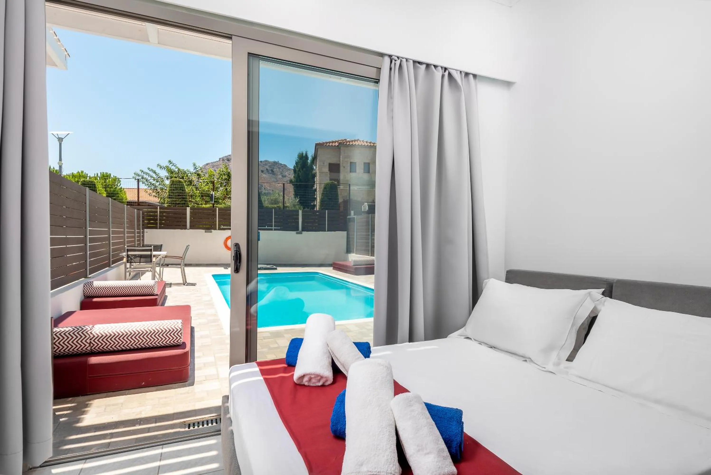 Photo of the whole room, Bed in Delfinia Resort - All Inclusive