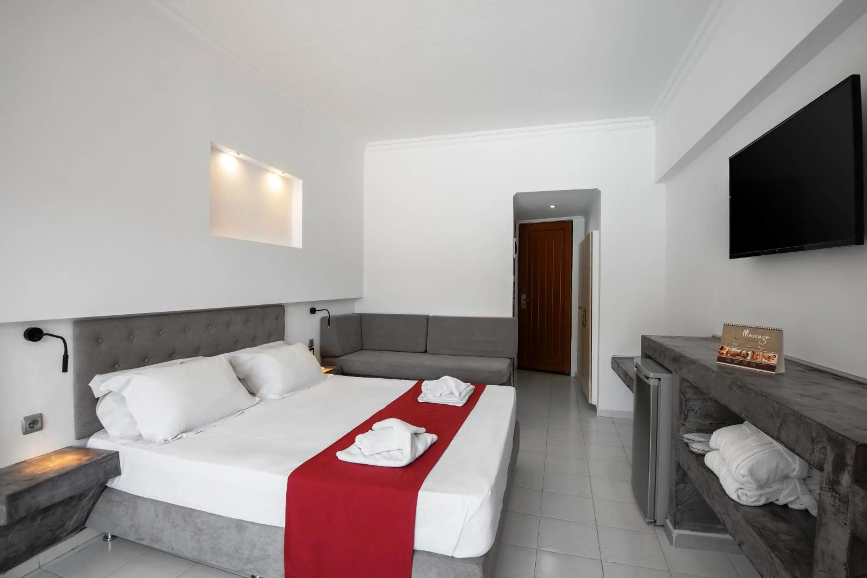 Photo of the whole room, Bed in Delfinia Resort - All Inclusive