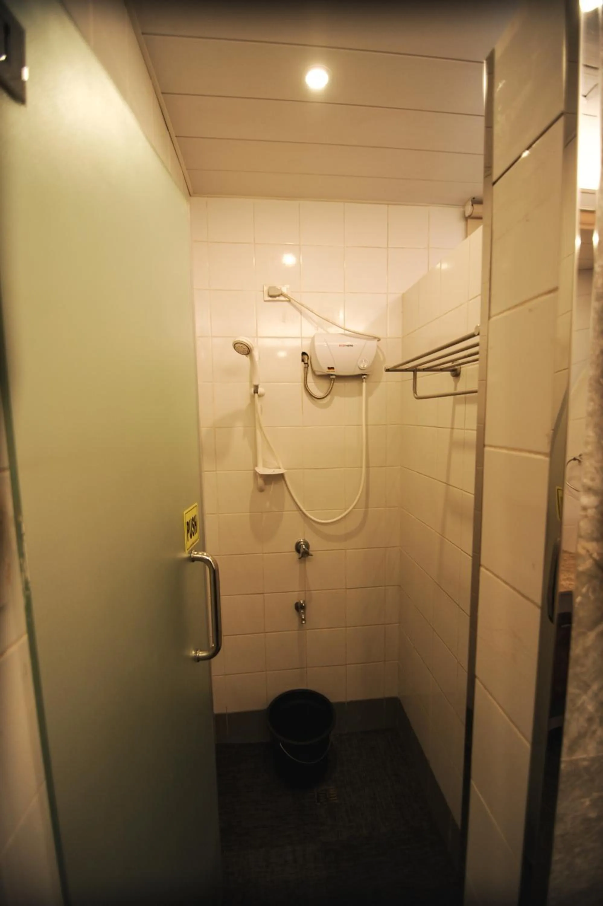 Shower in Pine Breeze Cottages