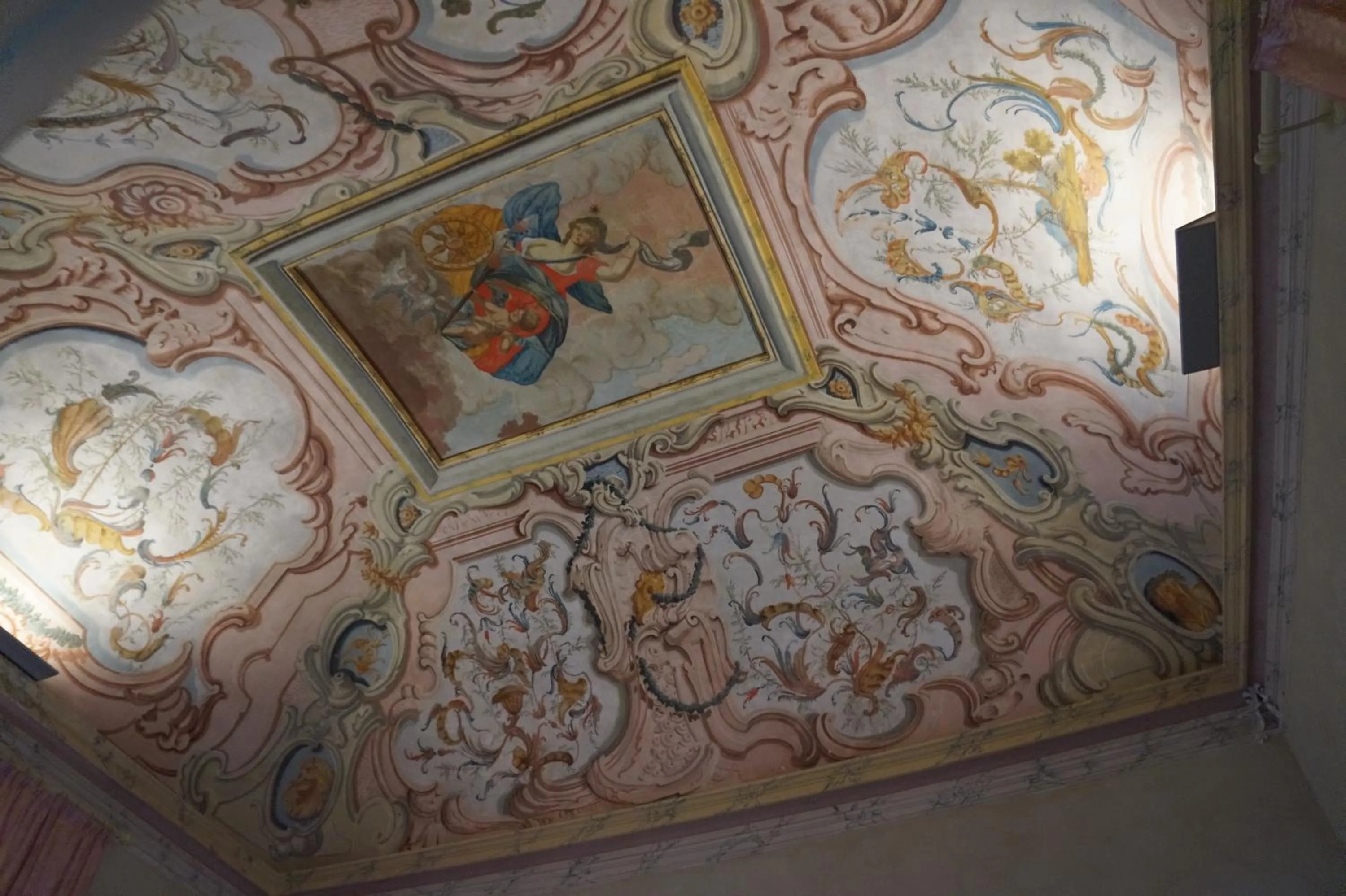 Decorative detail in Palazzo Carletti