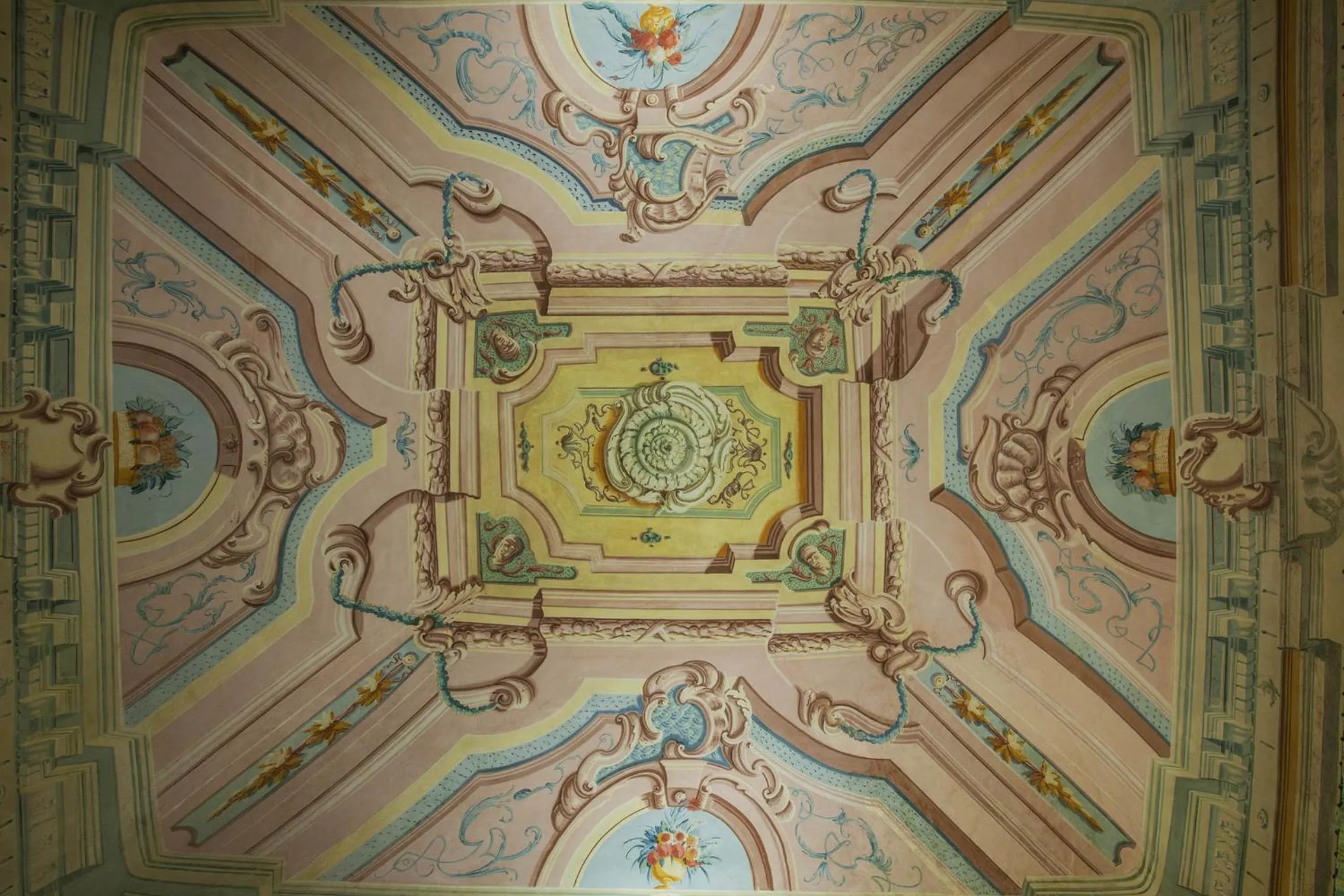 Decorative detail in Palazzo Carletti