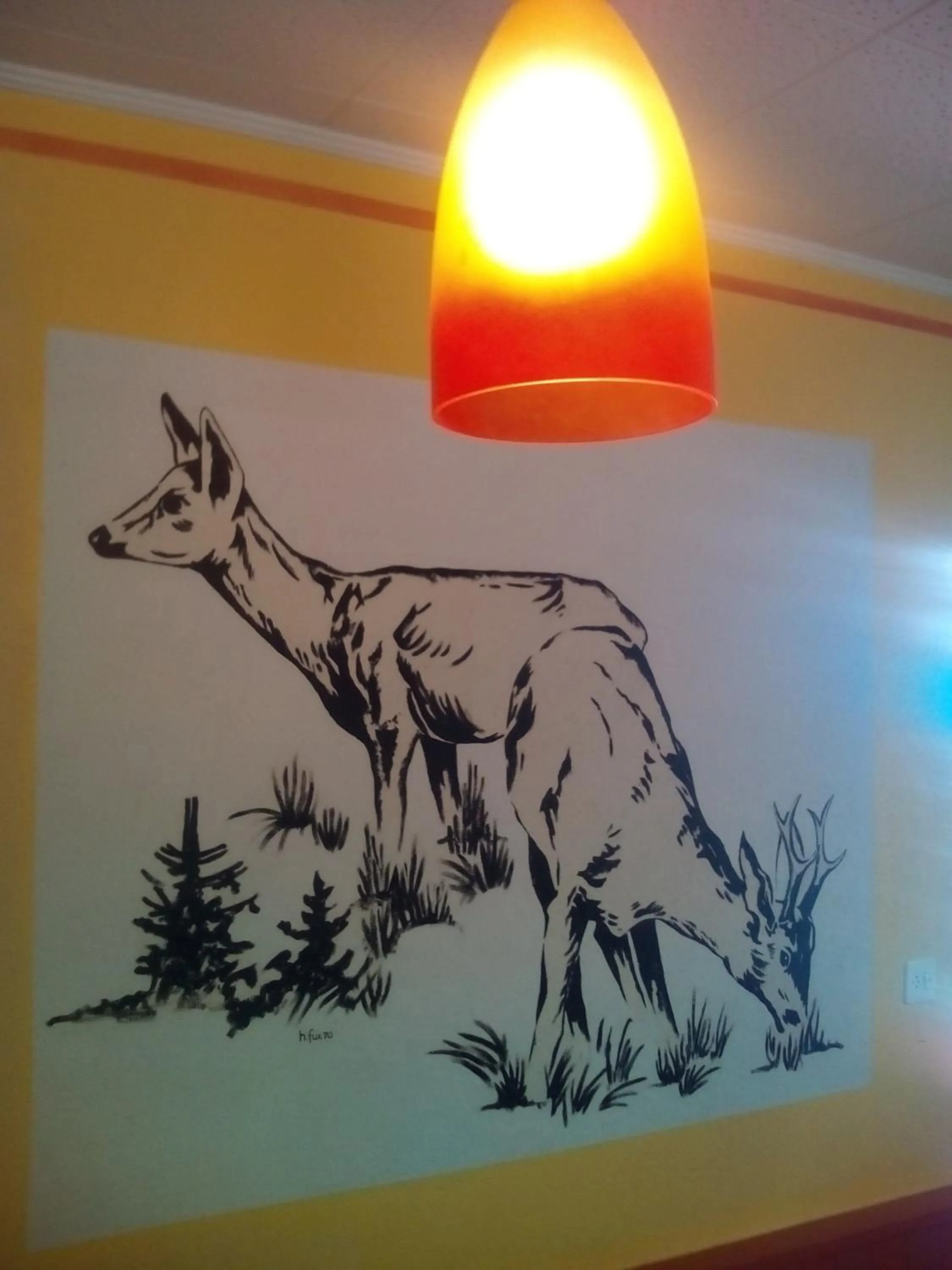 Decorative detail in Hotel Klein Matterhorn