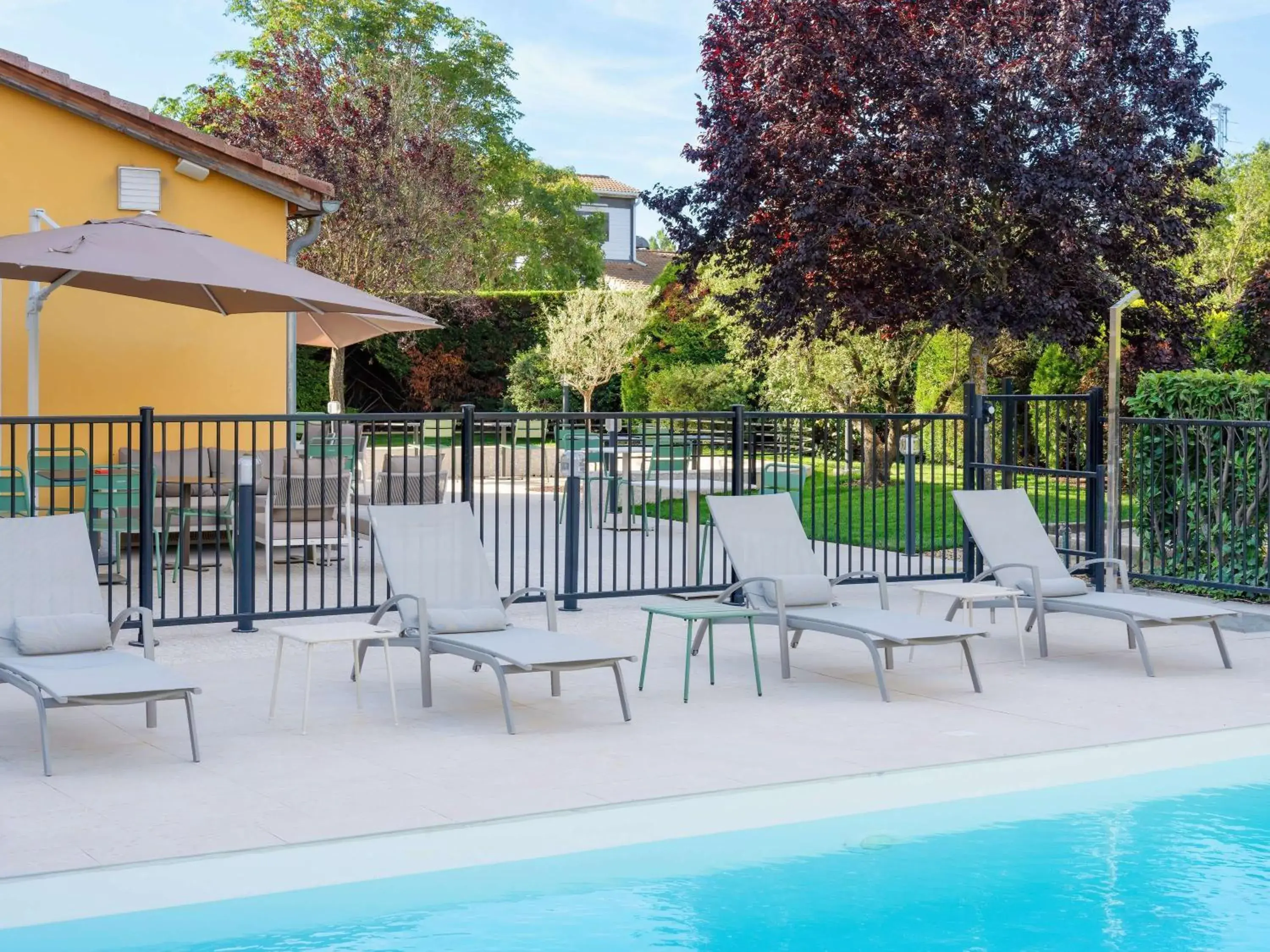 Pool view in ibis Manosque Cadarache Pool view in ibis Manosque Cadarache